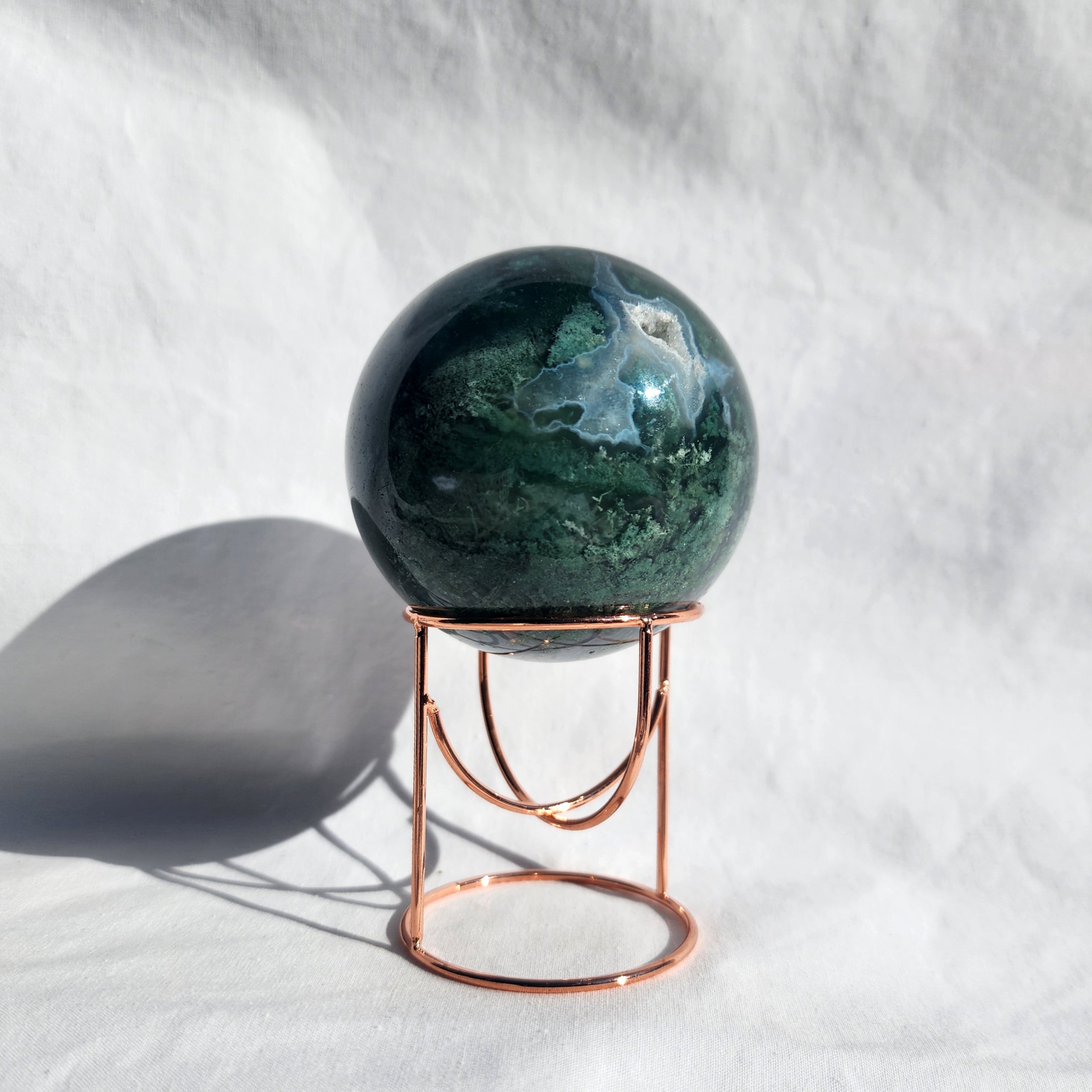 Moss Agate Sphere