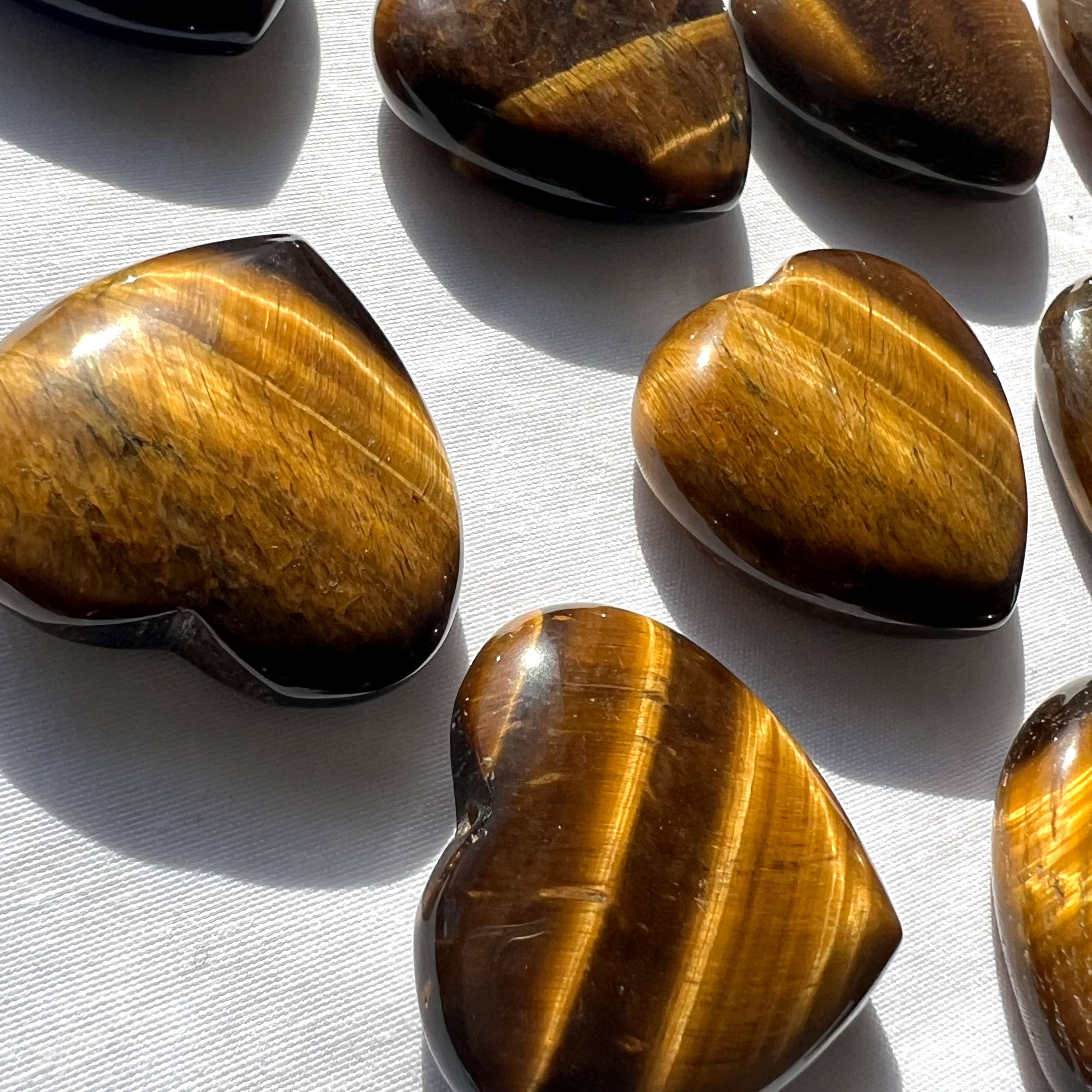 Tiger Eye Heart | Small