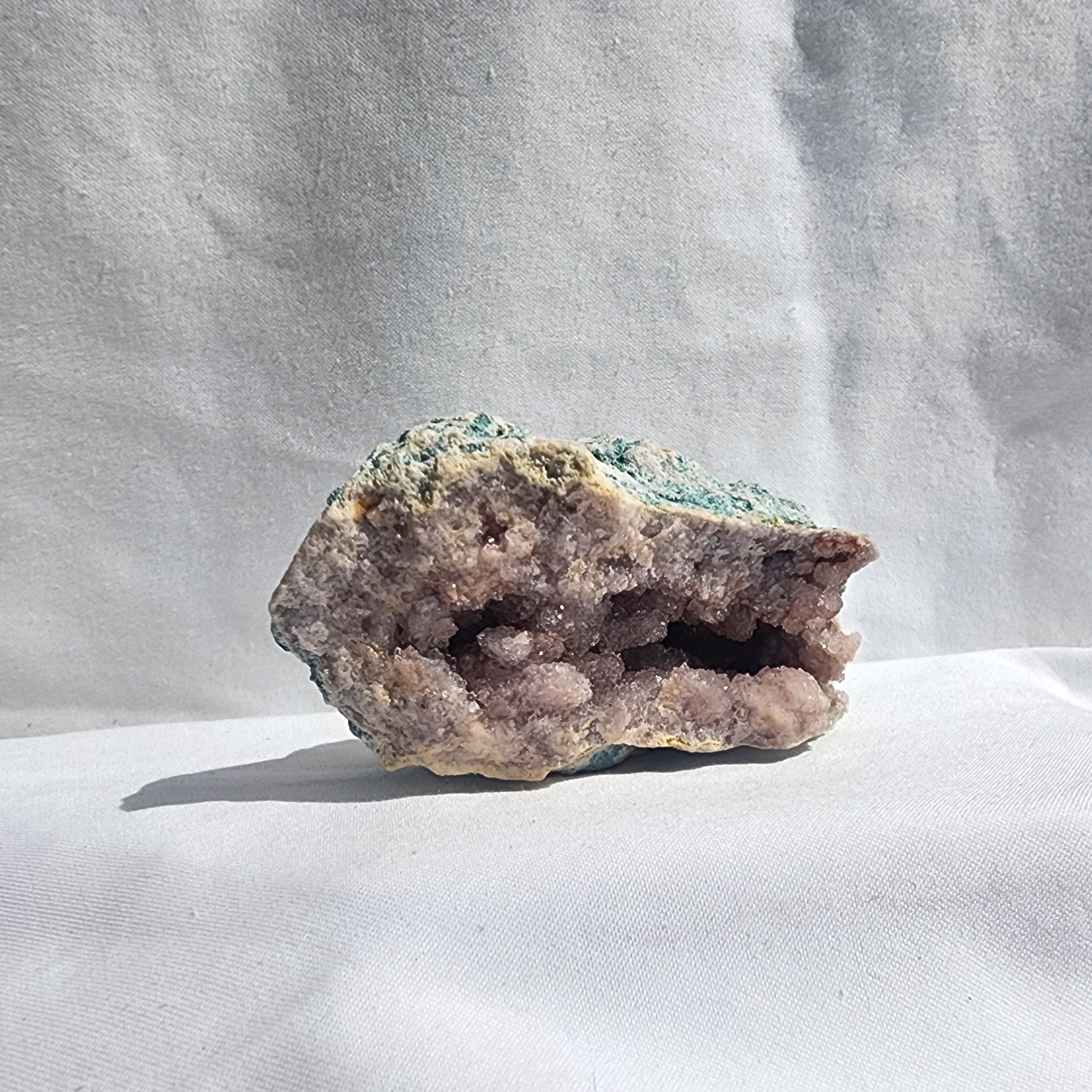 Pink Amethyst Raw Druzy Cluster