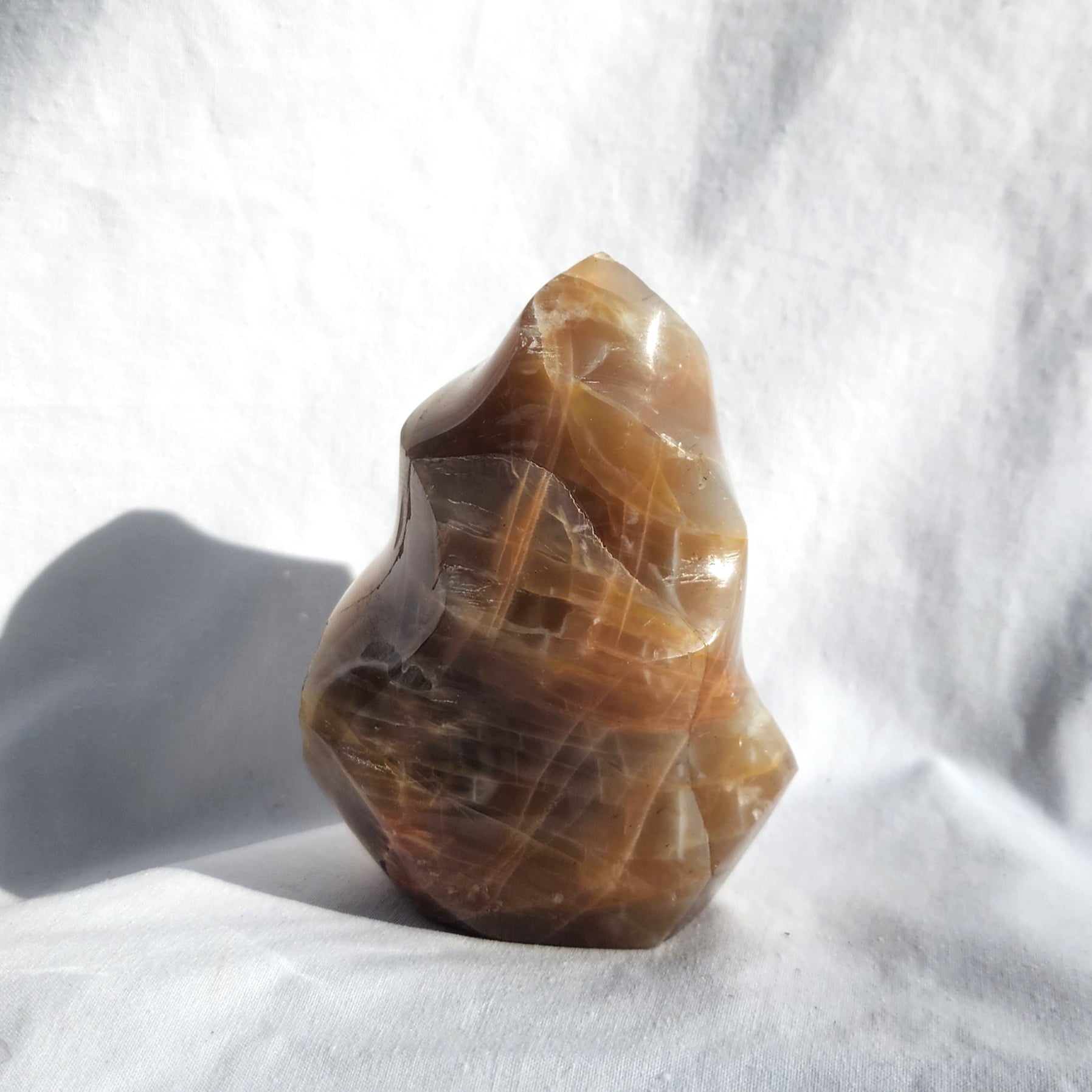 Peach Moonstone Flame