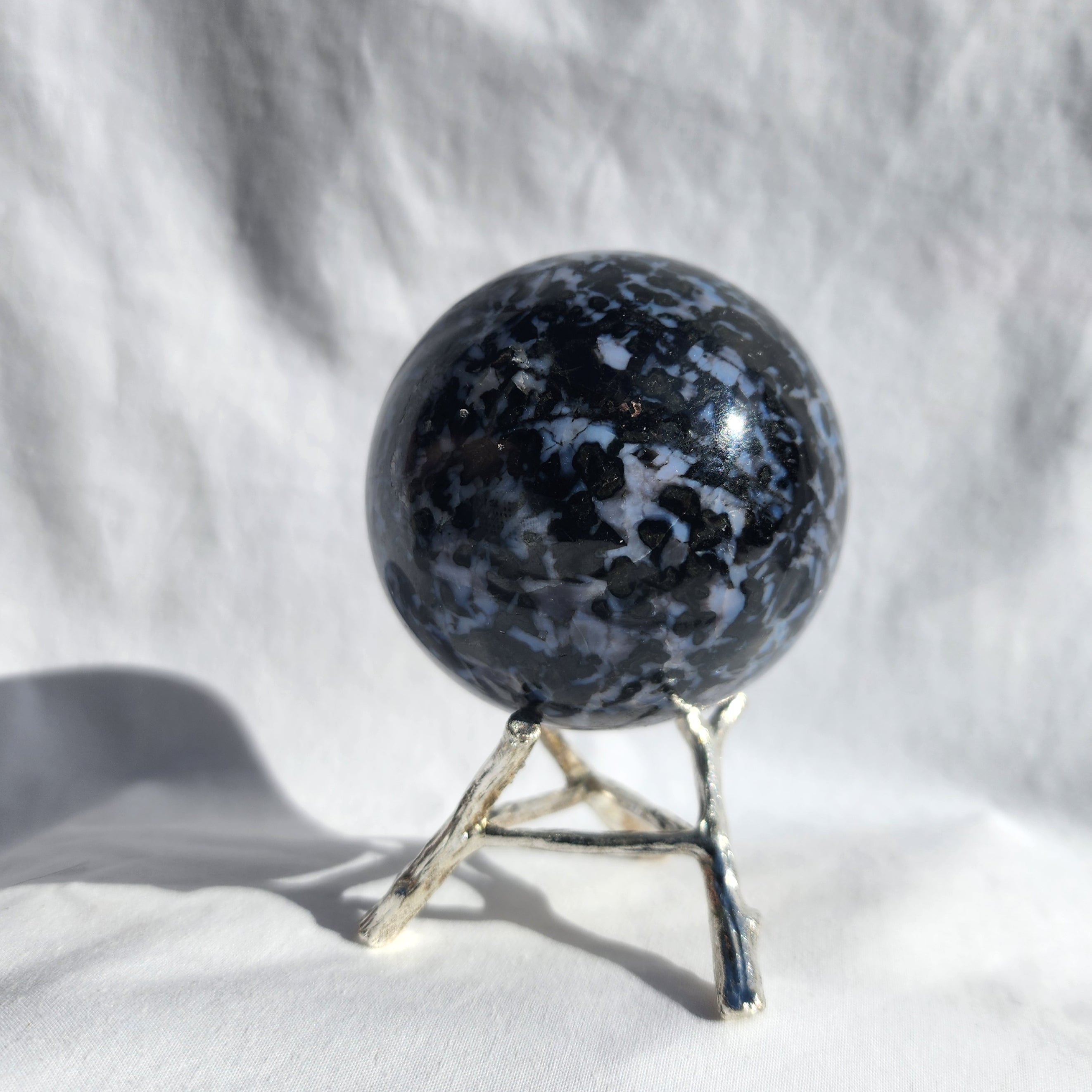 Indigo Gabbro (Mystic Merlinite) Sphere