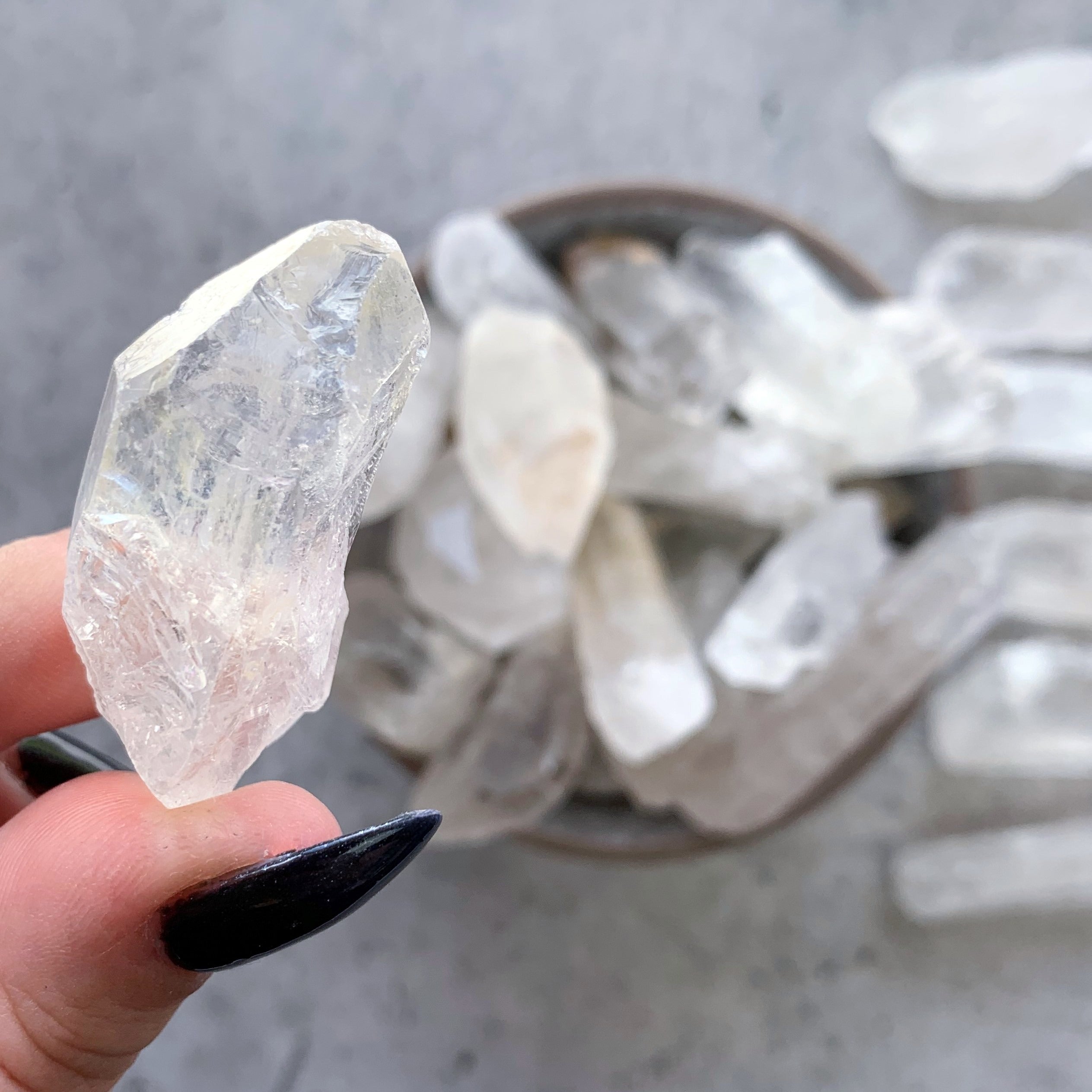 Clear Quartz Rough Natural Points | Small