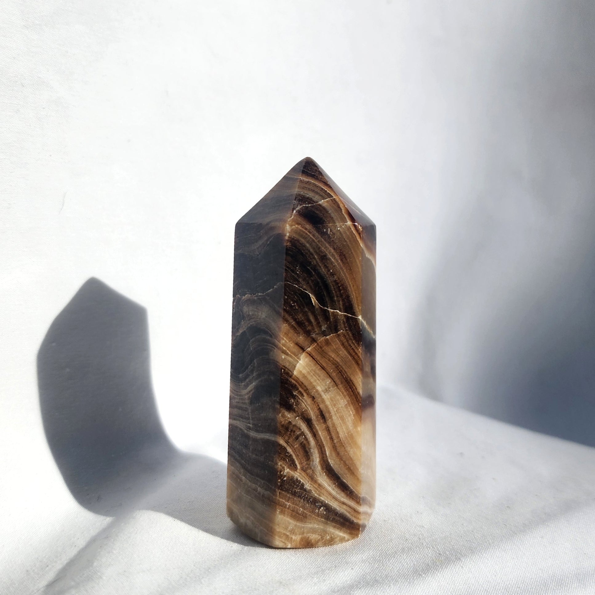 Chocolate Calcite aka Brown Aragonite Point