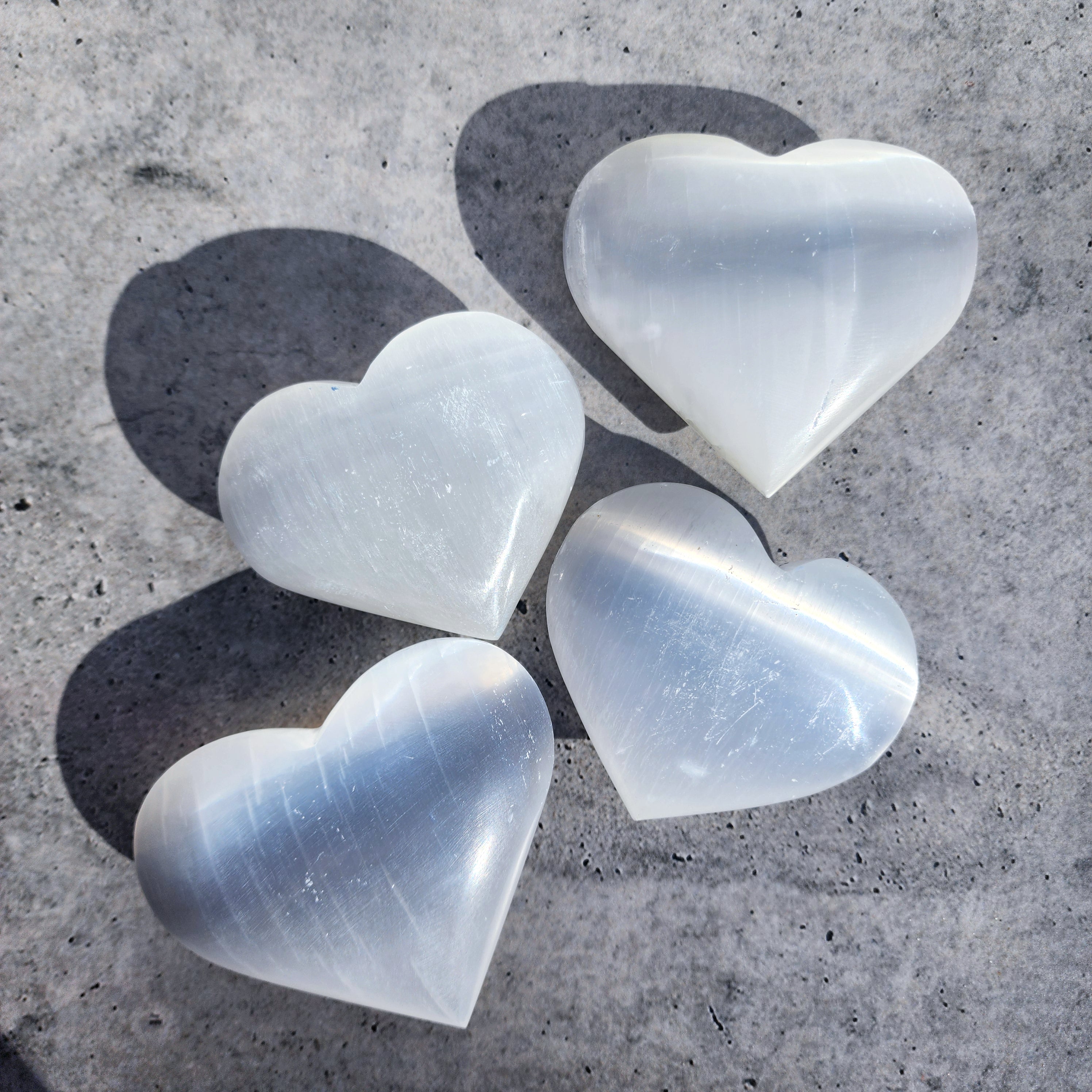 Selenite Heart | X-Large