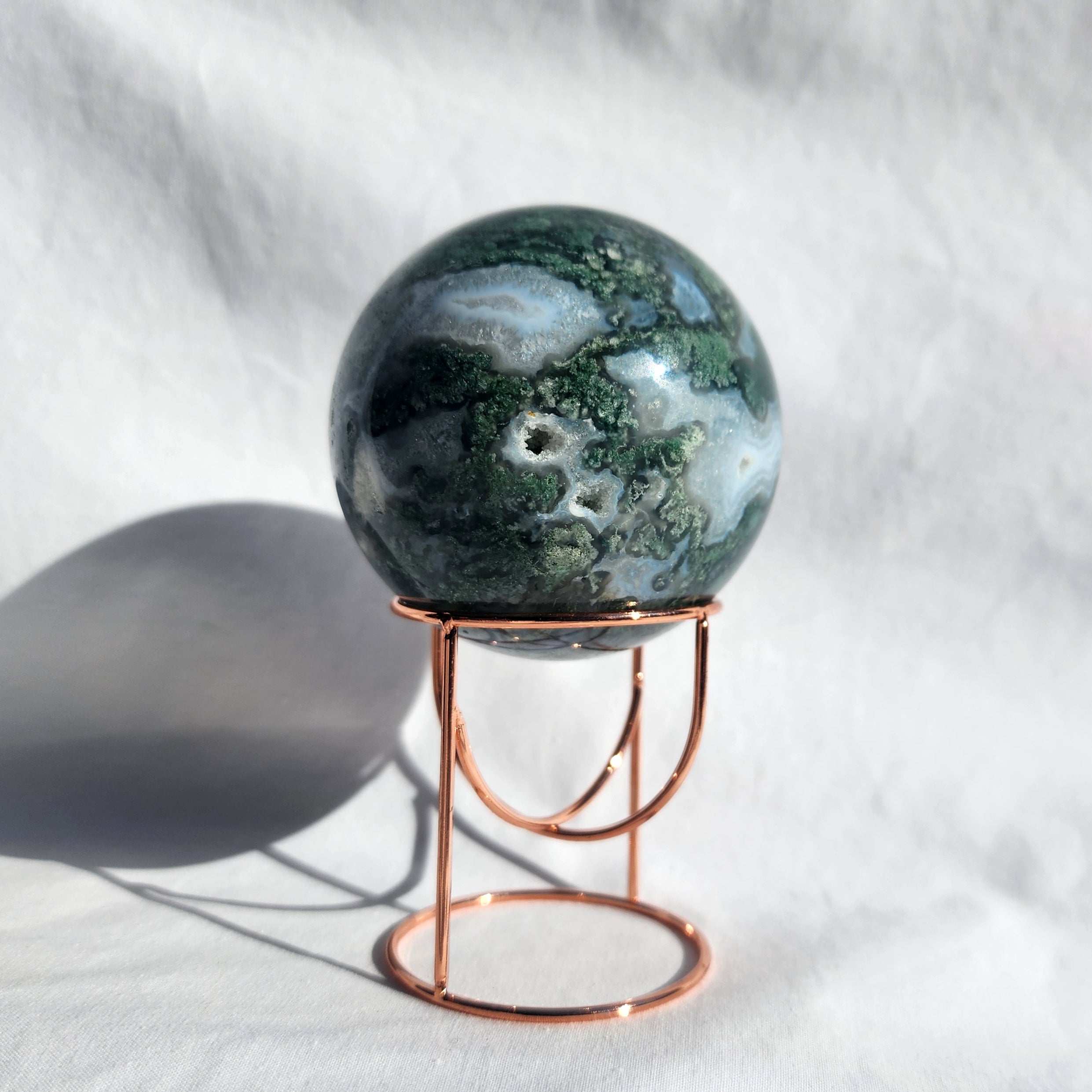 Moss Agate Sphere