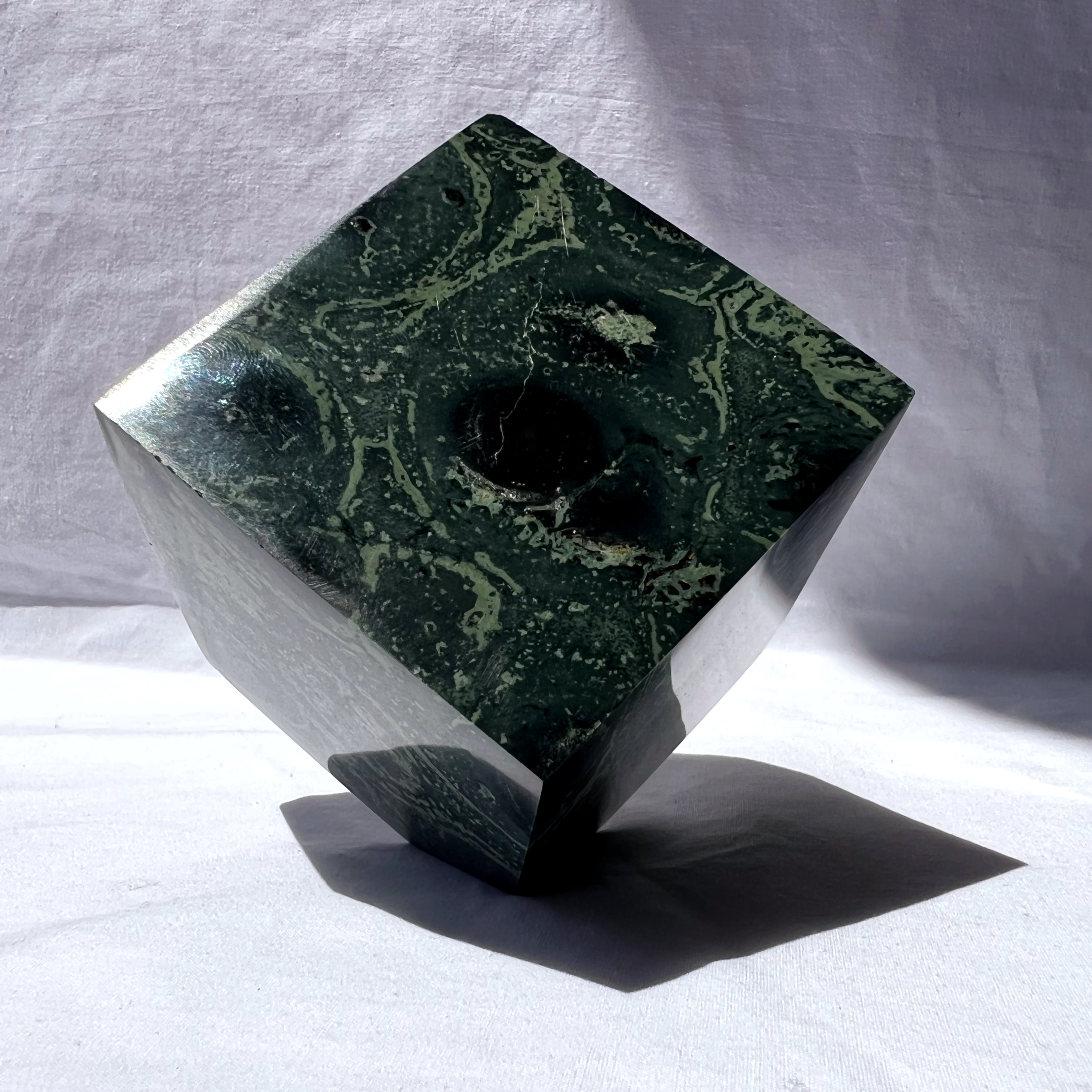 Kambaba Jasper Cube
