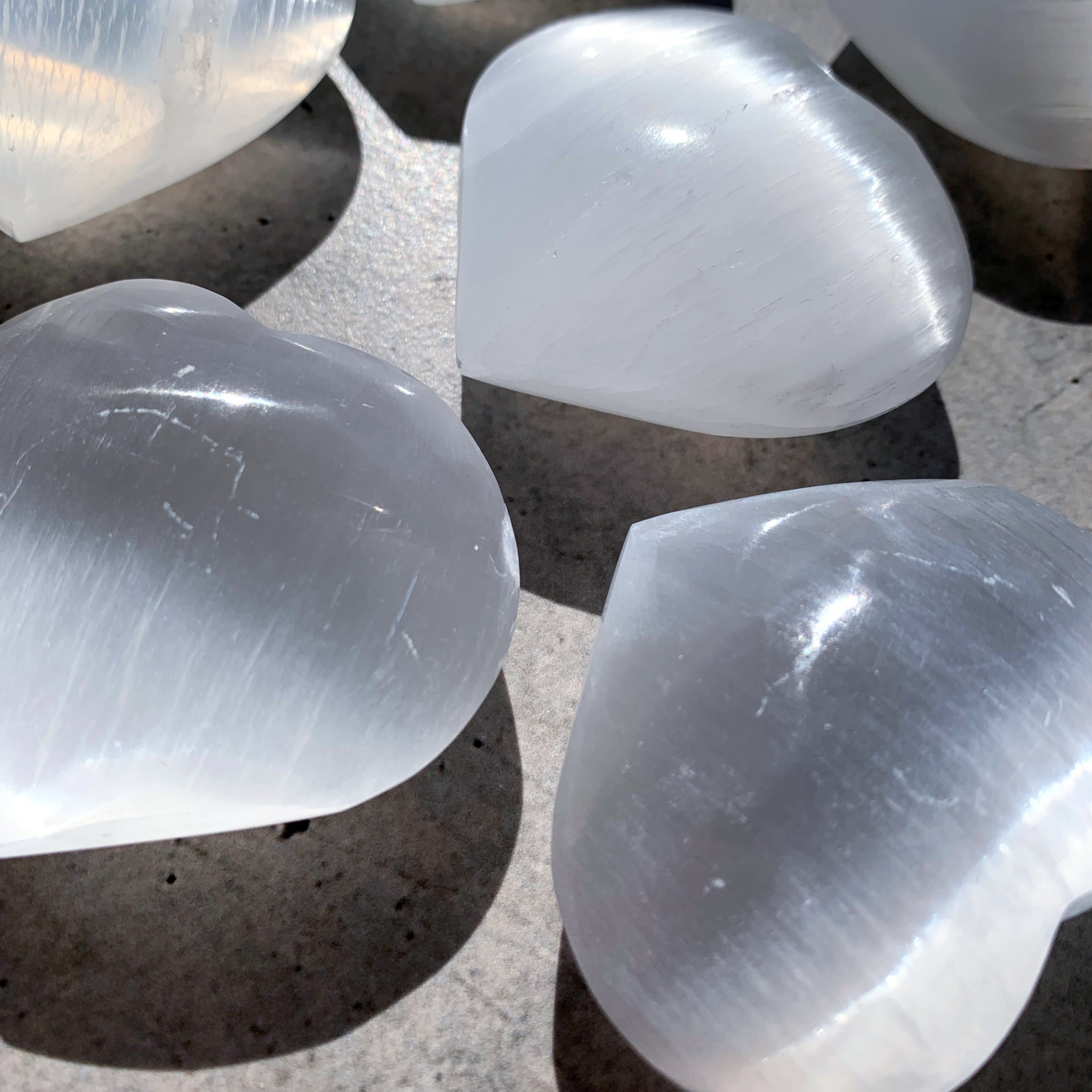 Selenite Heart | Medium