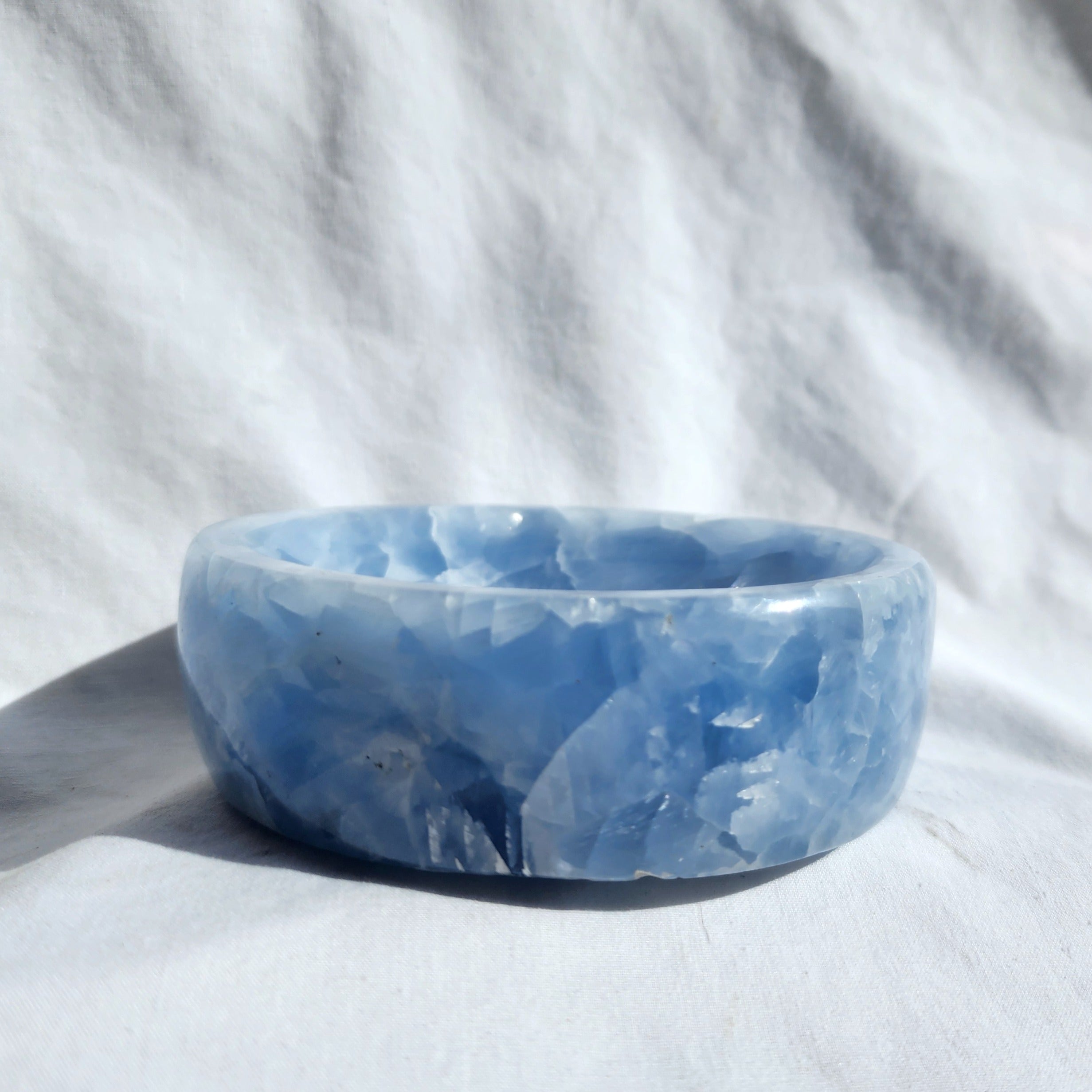 Blue Calcite Dish