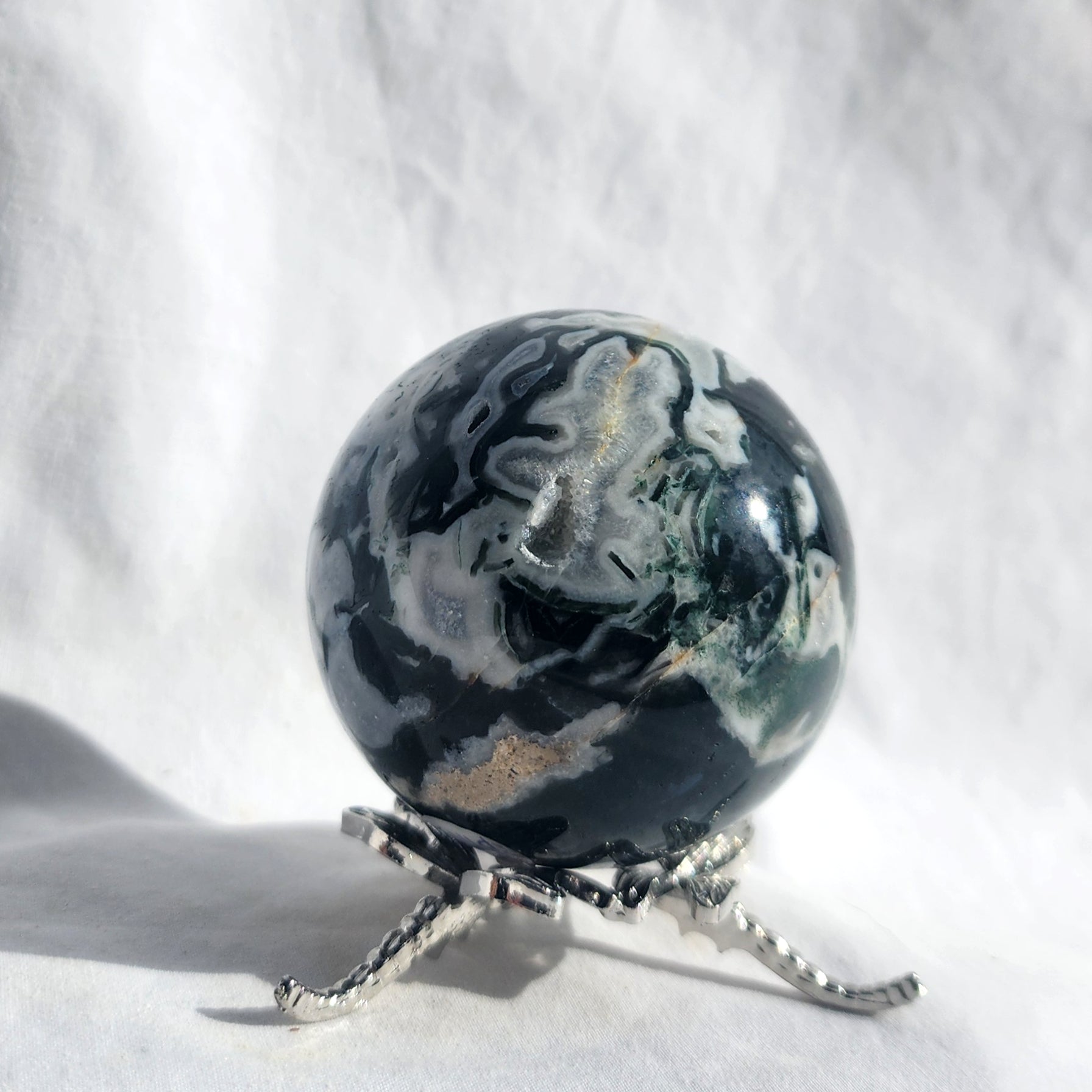 Tree Agate Sphere