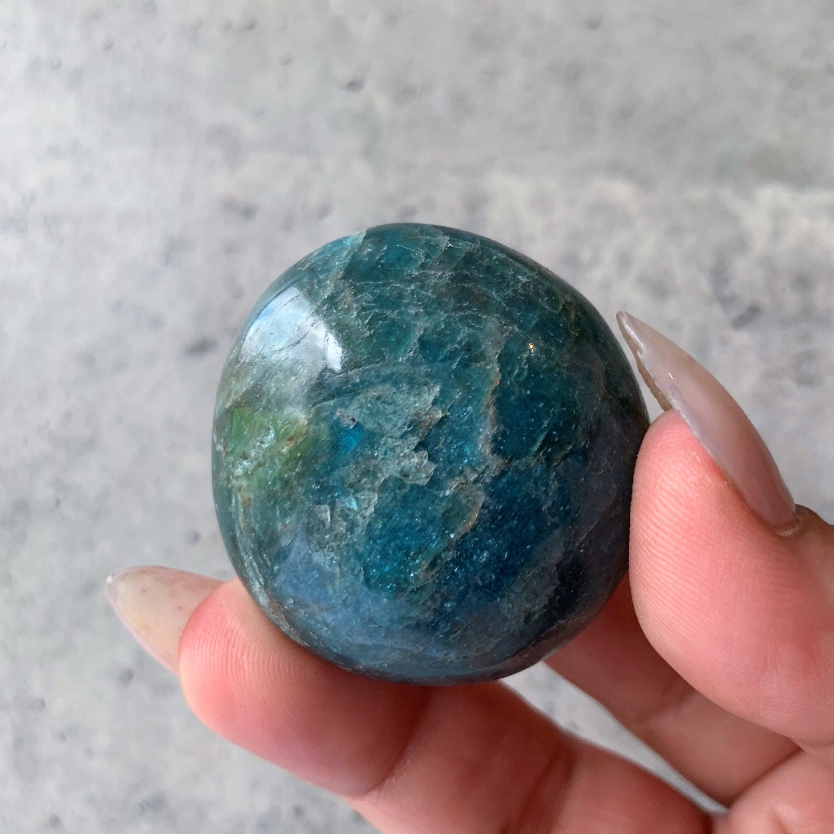 Apatite Palm Stone | Medium