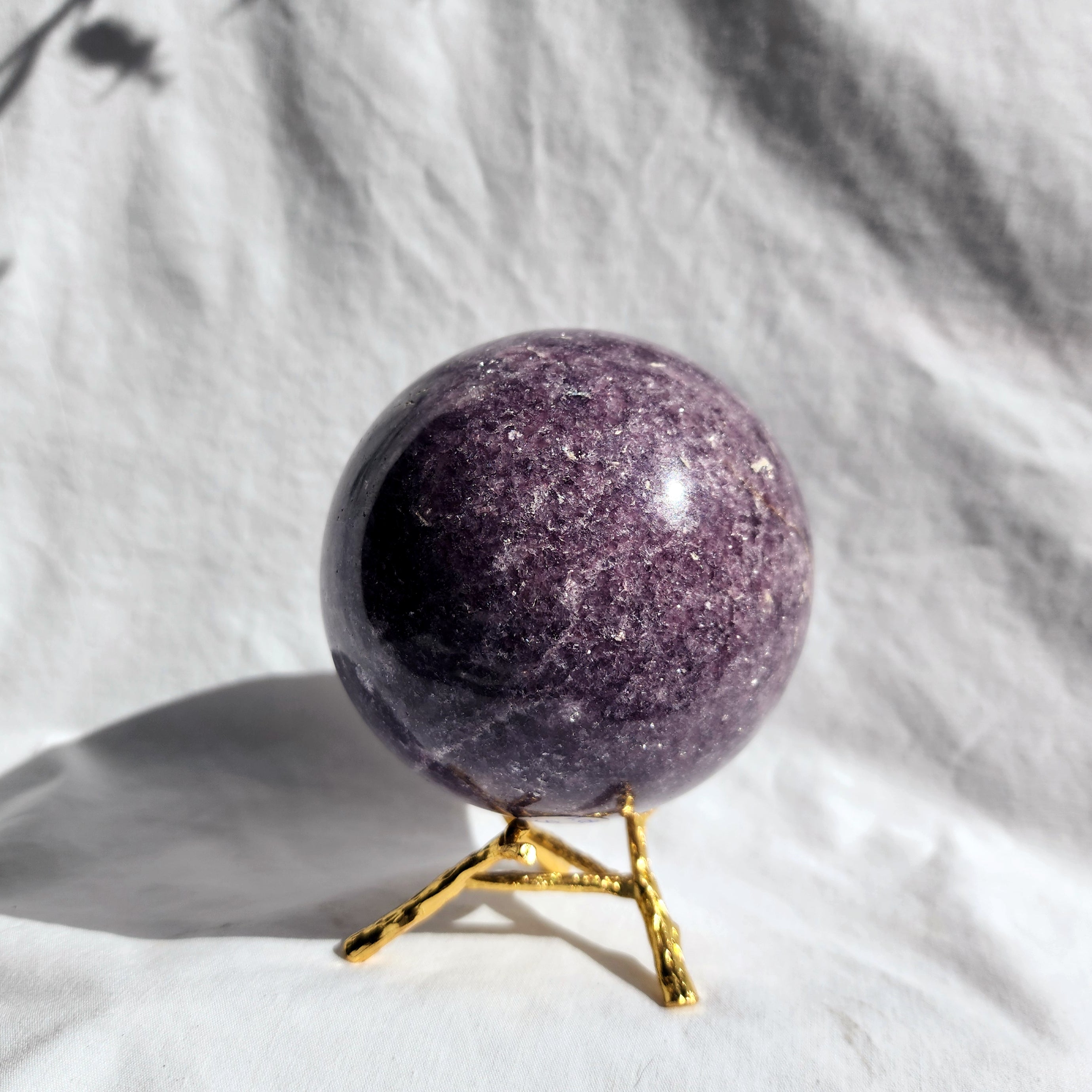 Lepidolite Sphere