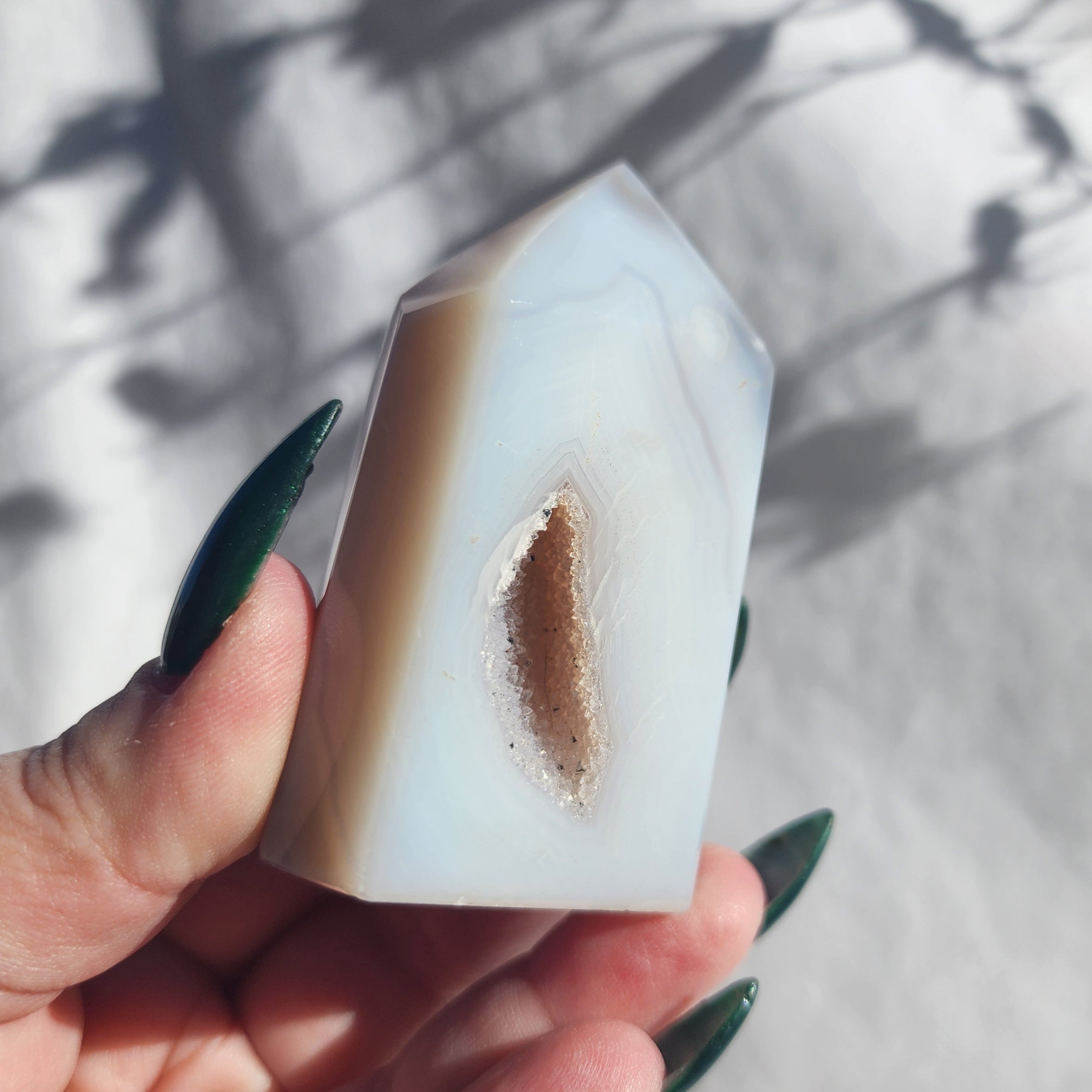 Natural Agate Generator Point