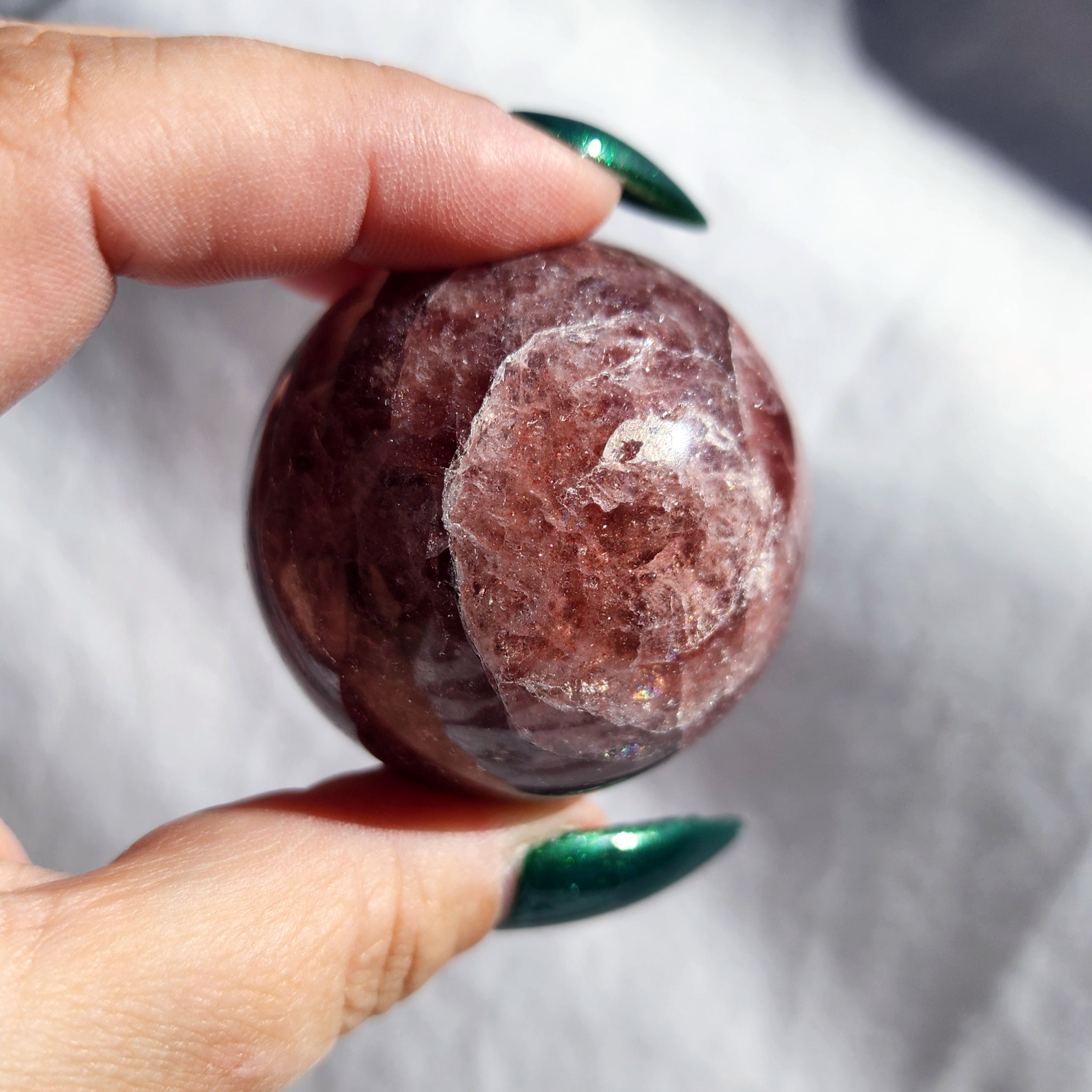 Strawberry Quartz Sphere