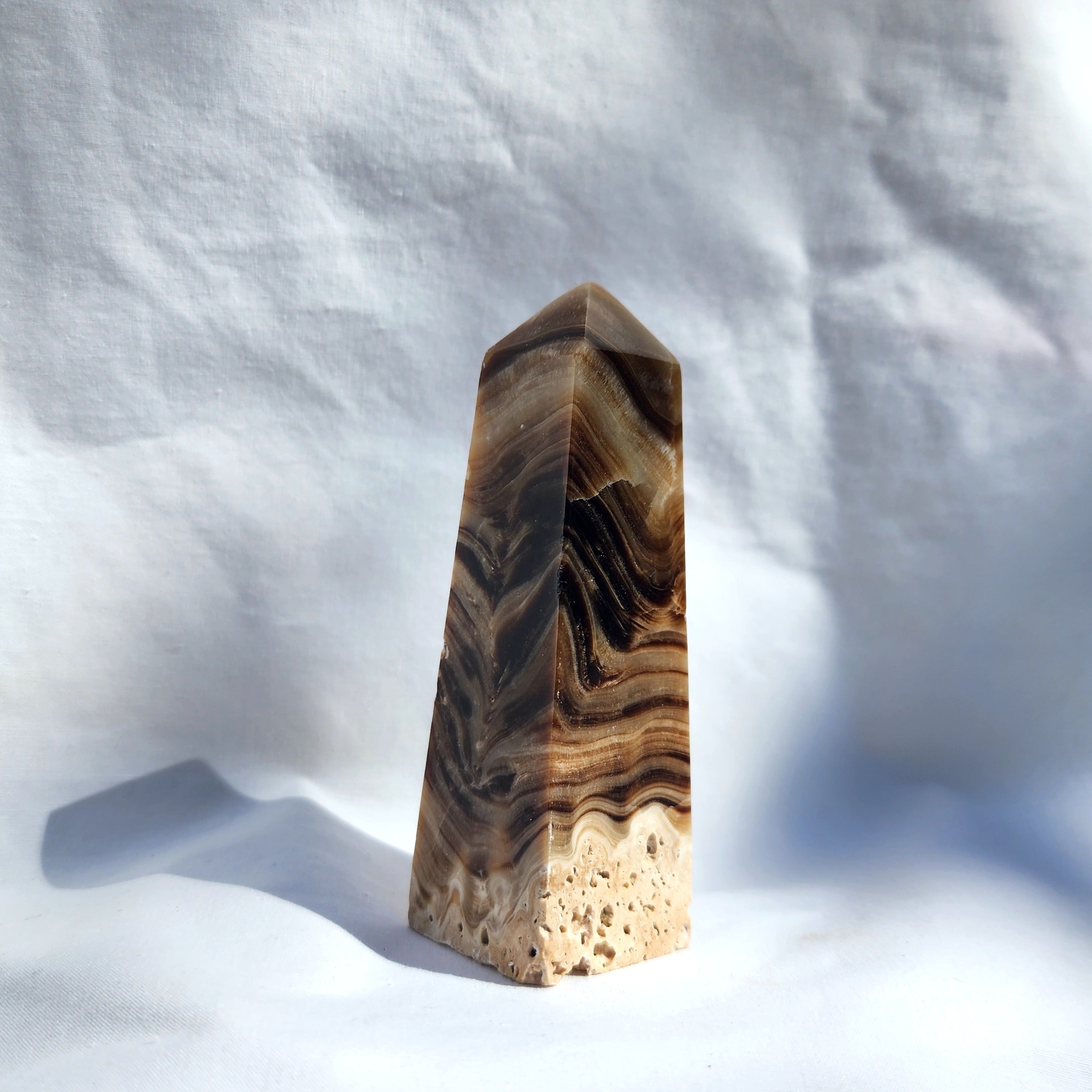 Chocolate Calcite aka Brown Aragonite Point