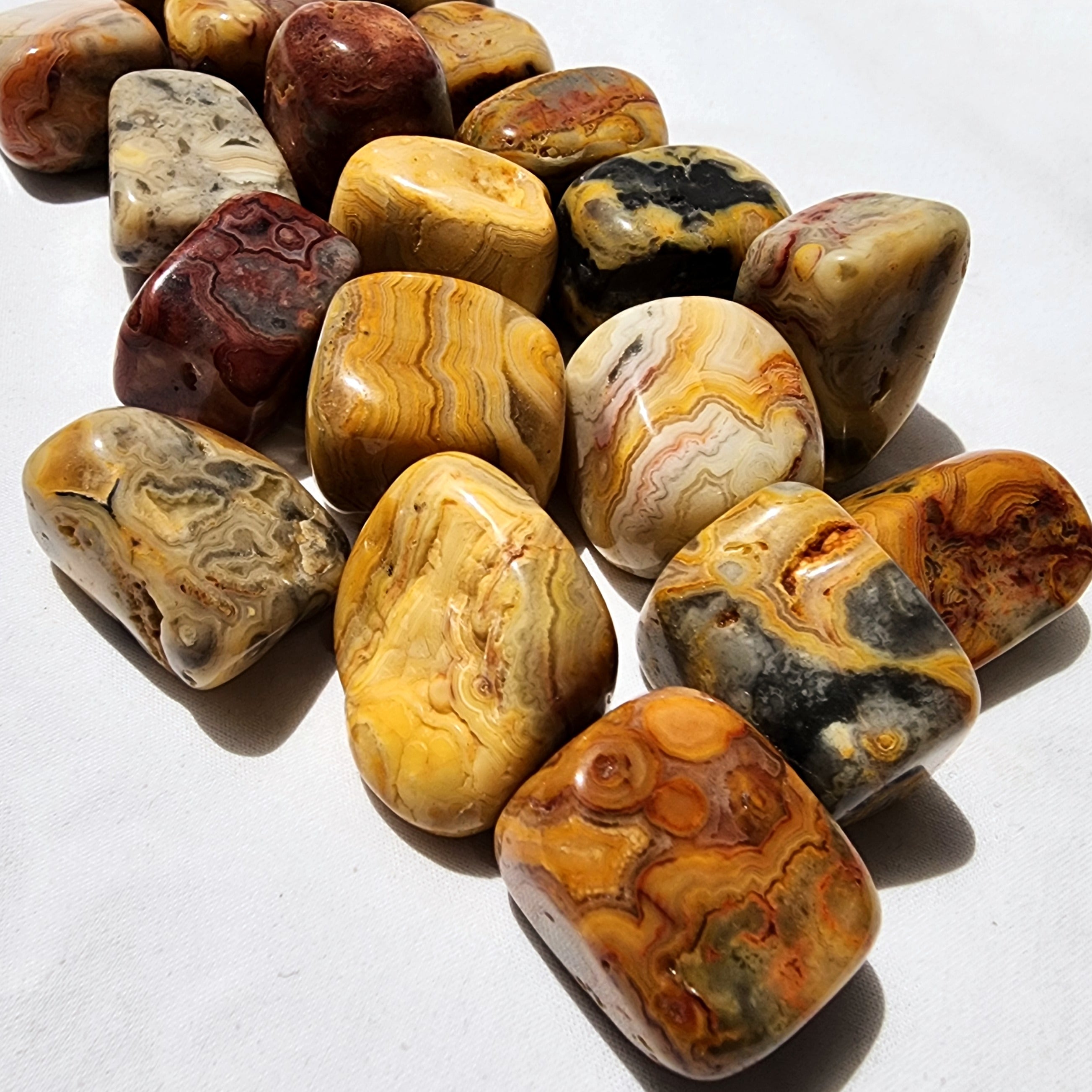 Crazy Lace Agate Tumble