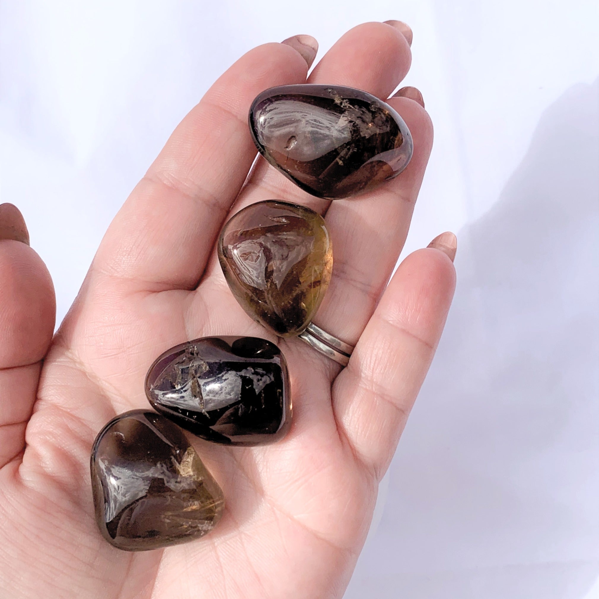 Smoky Quartz Tumbles | Medium