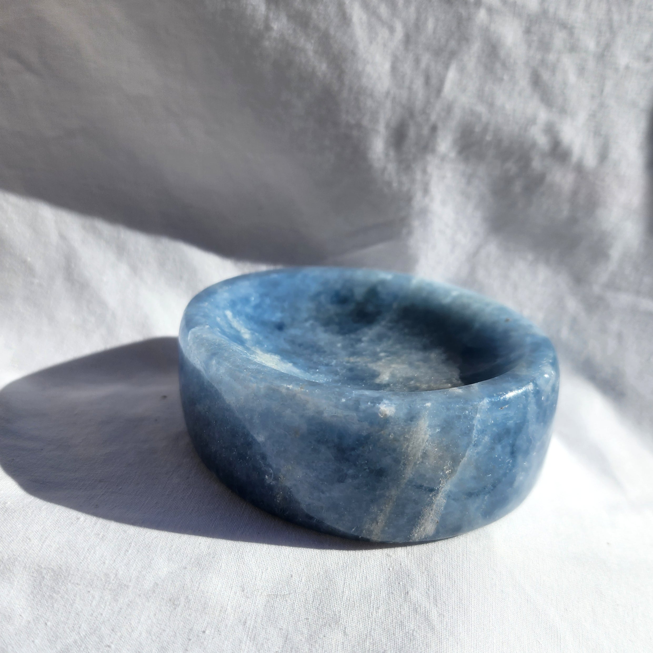 Blue Calcite Dish
