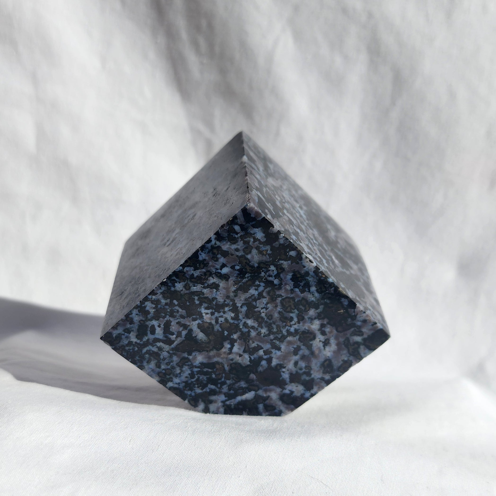 Indigo Gabbro (Mystic Merlinite) Cube