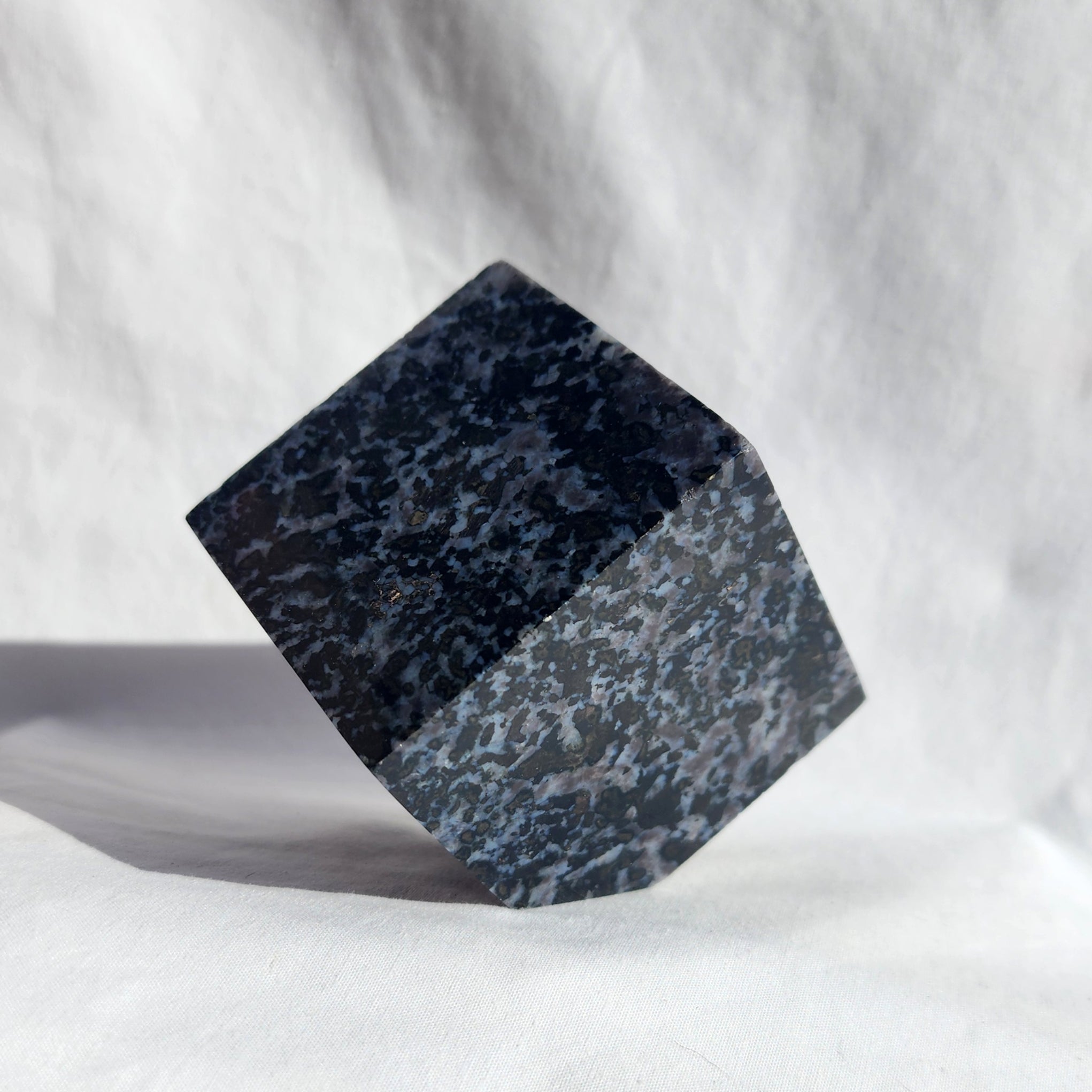 Indigo Gabbro (Mystic Merlinite) Cube