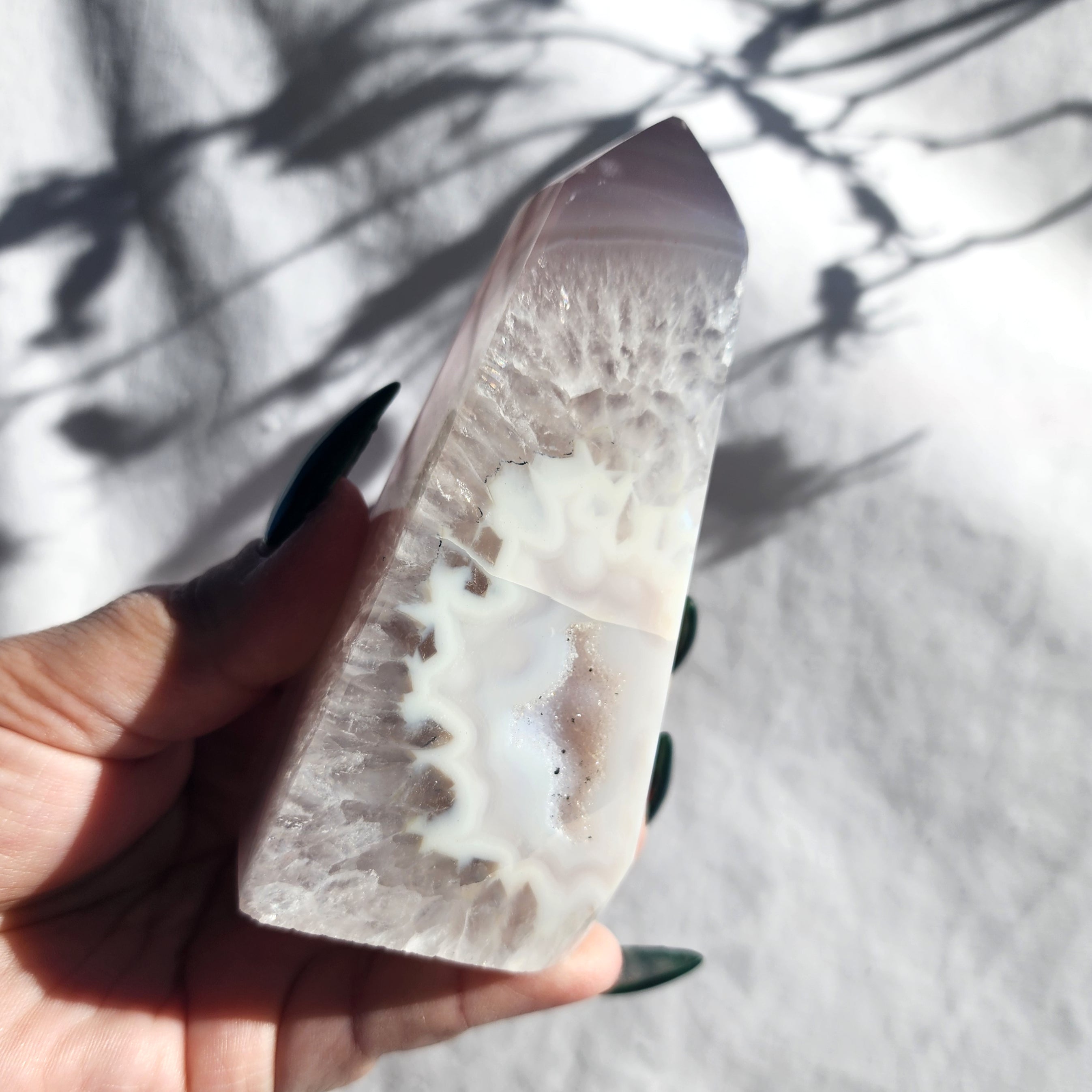 Natural Agate Tower