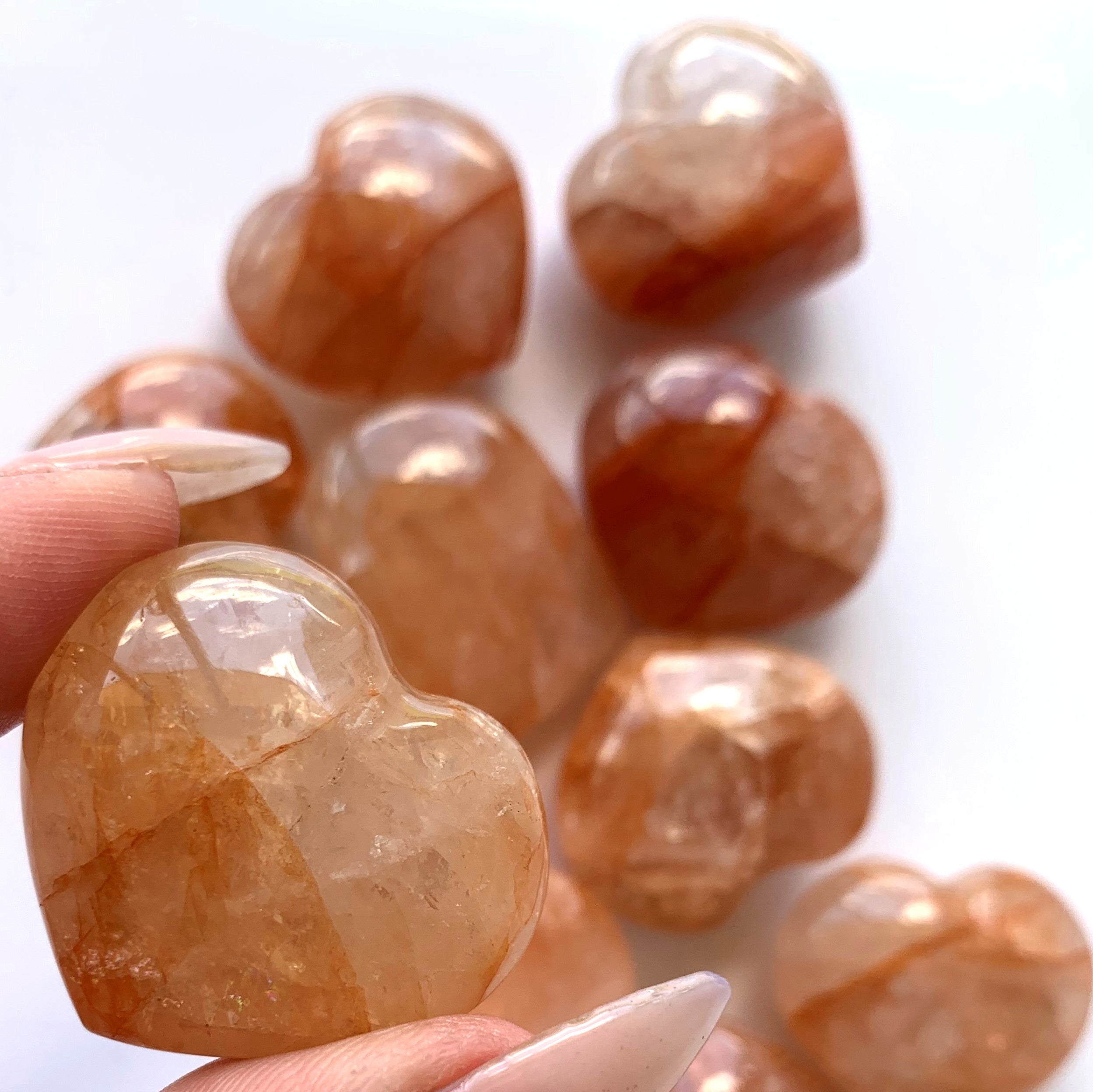 Fire Quartz Heart | Small