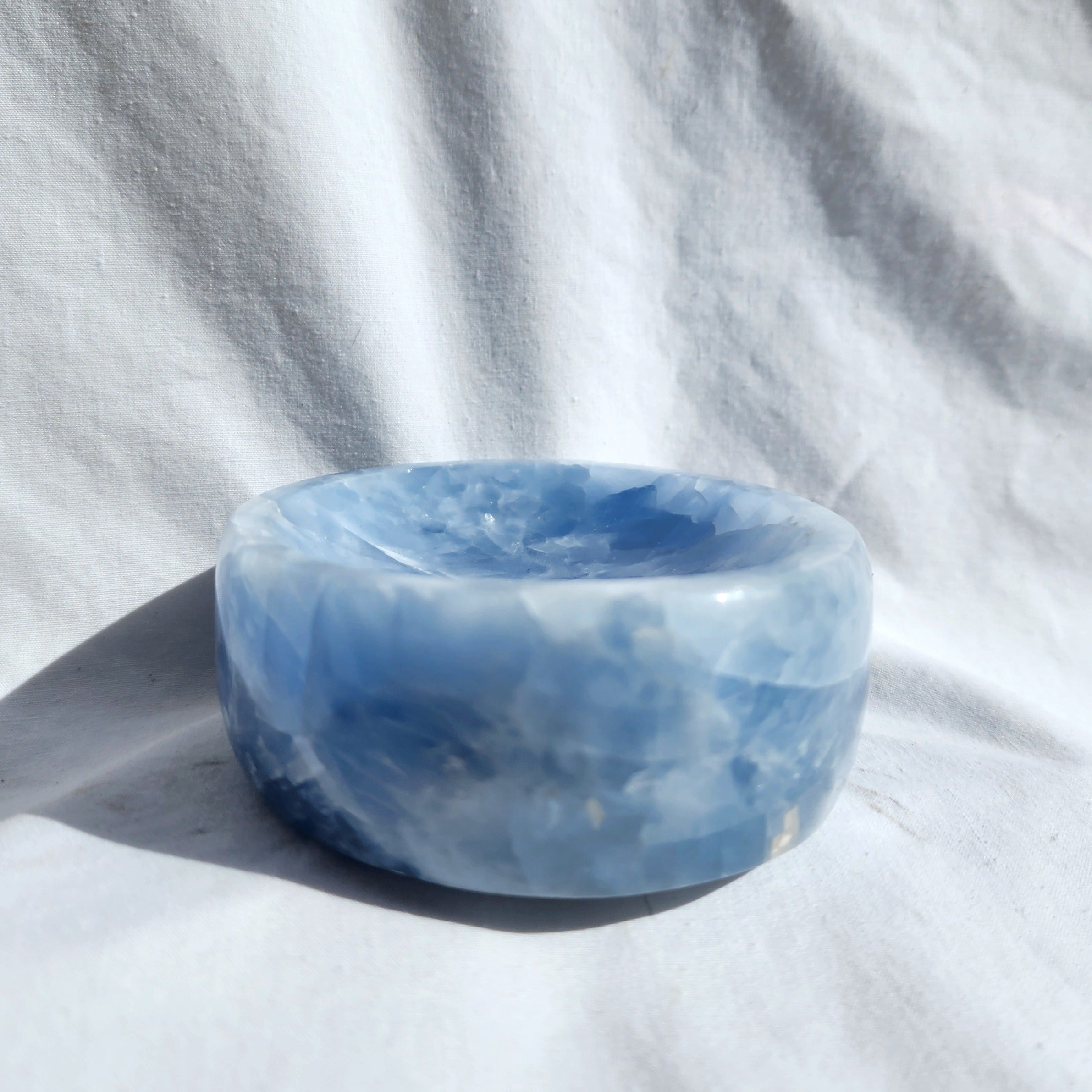 Blue Calcite Dish