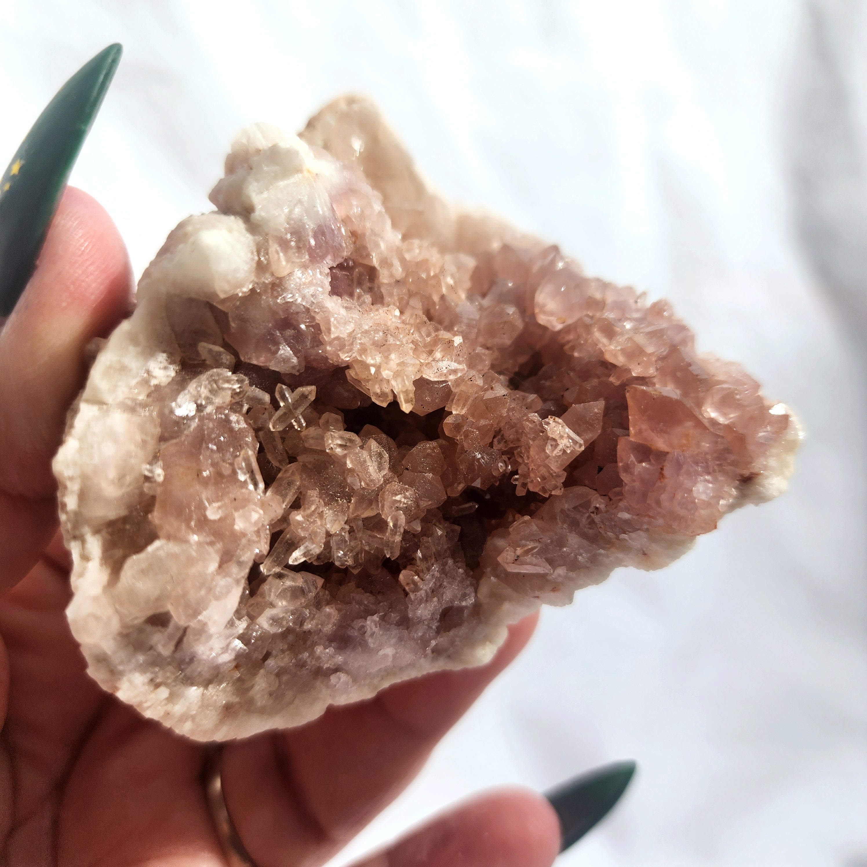 Pink Amethyst Cluster