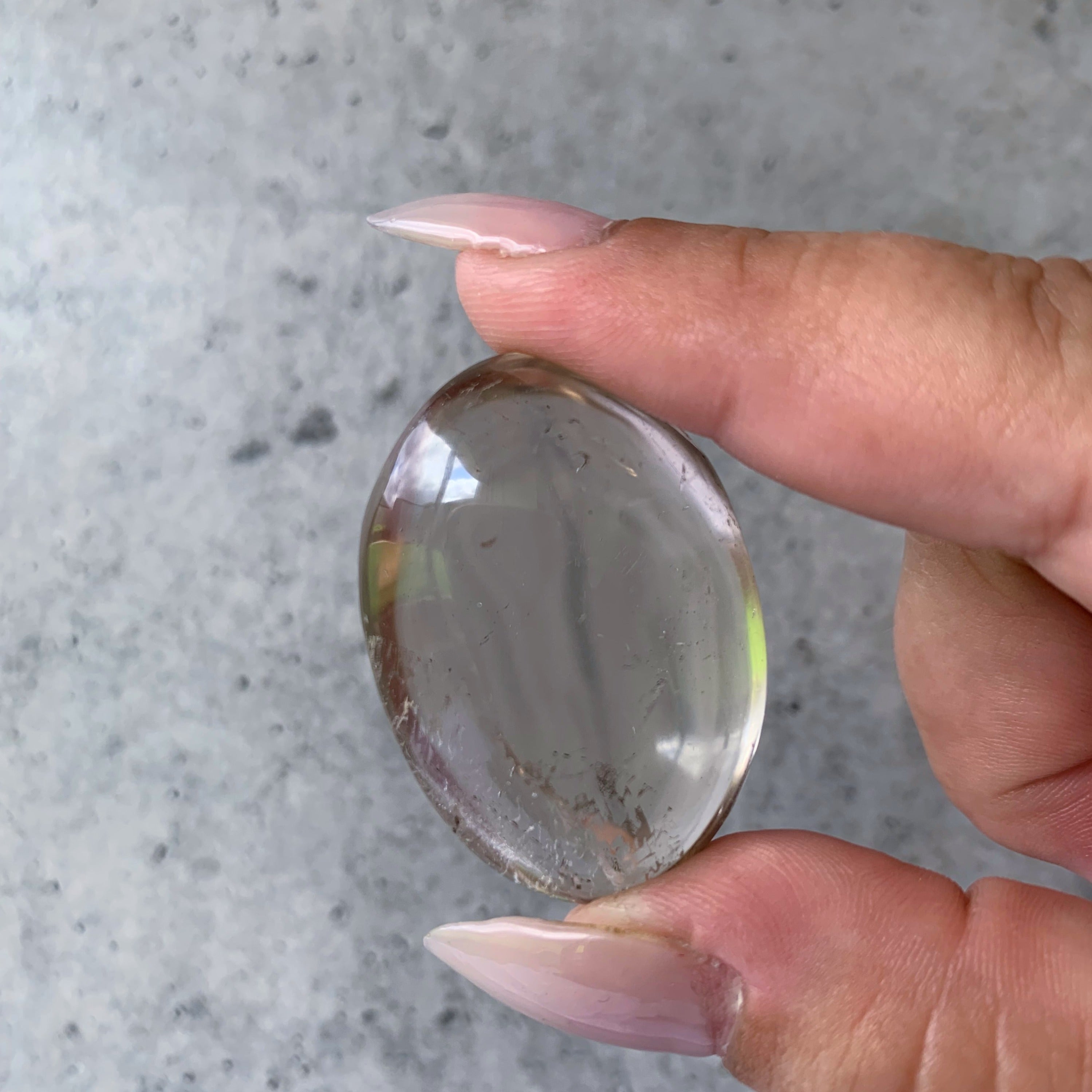 Smoky Quartz Palmstone | Small