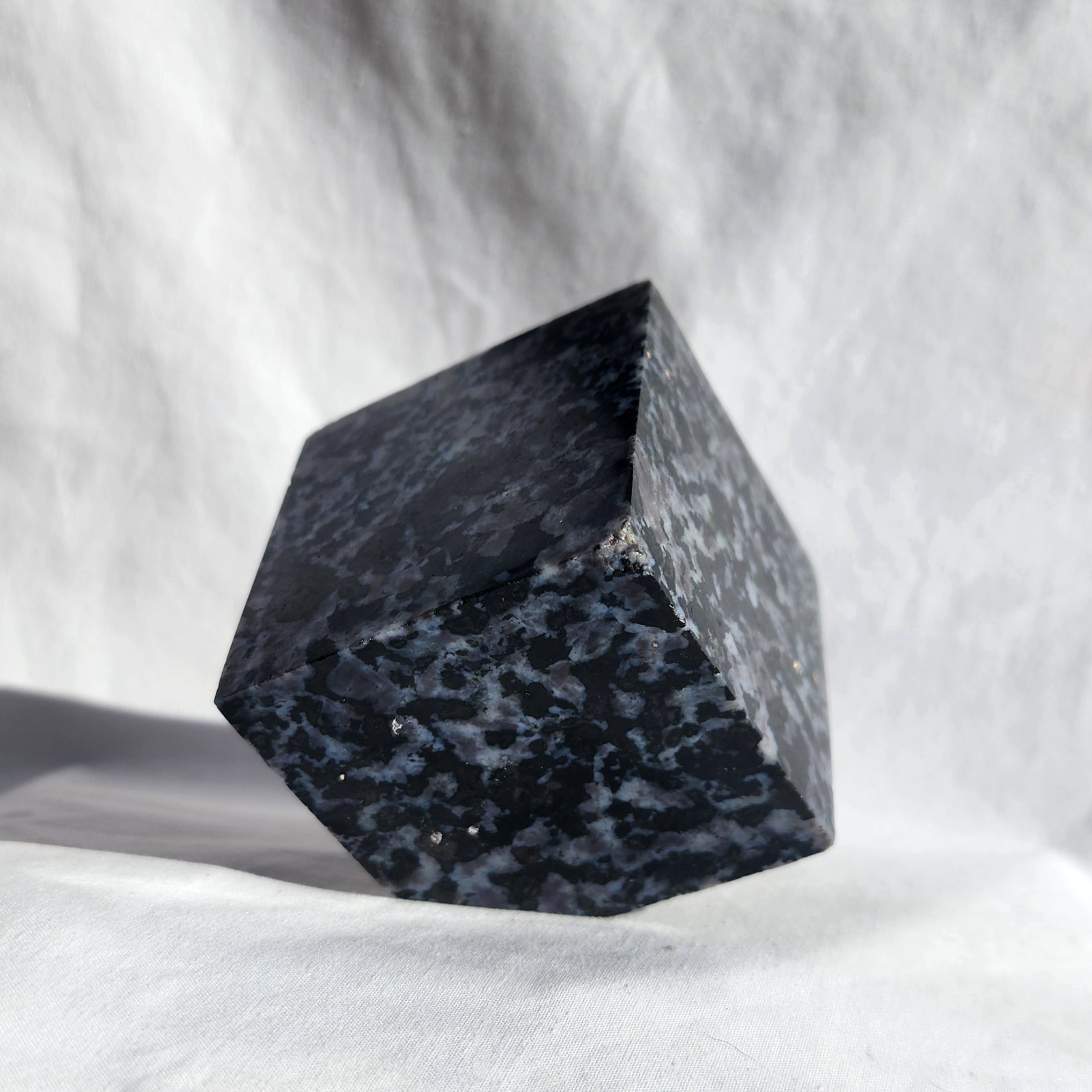 Indigo Gabbro (Mystic Merlinite) Cube