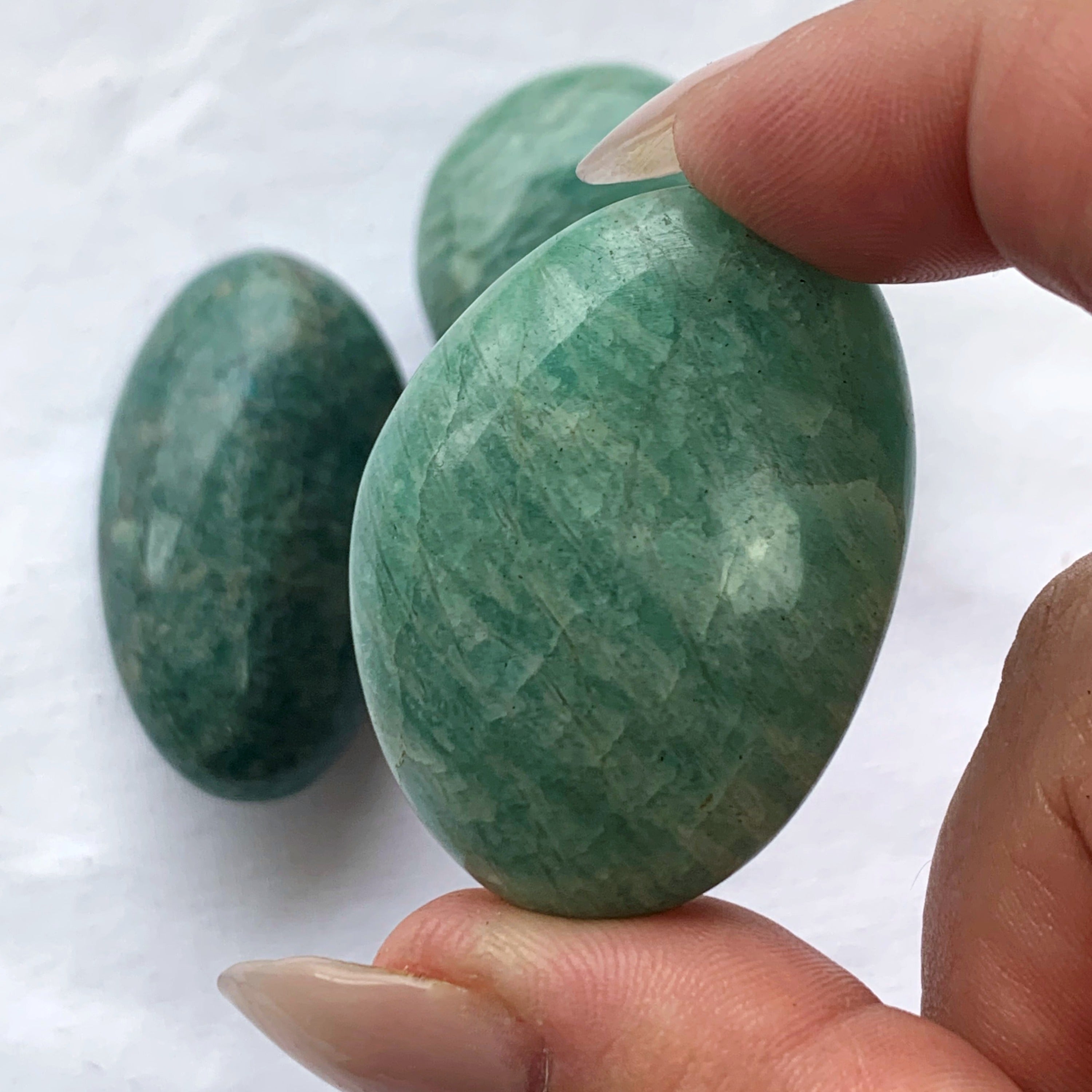 Amazonite Palm Stone | Small
