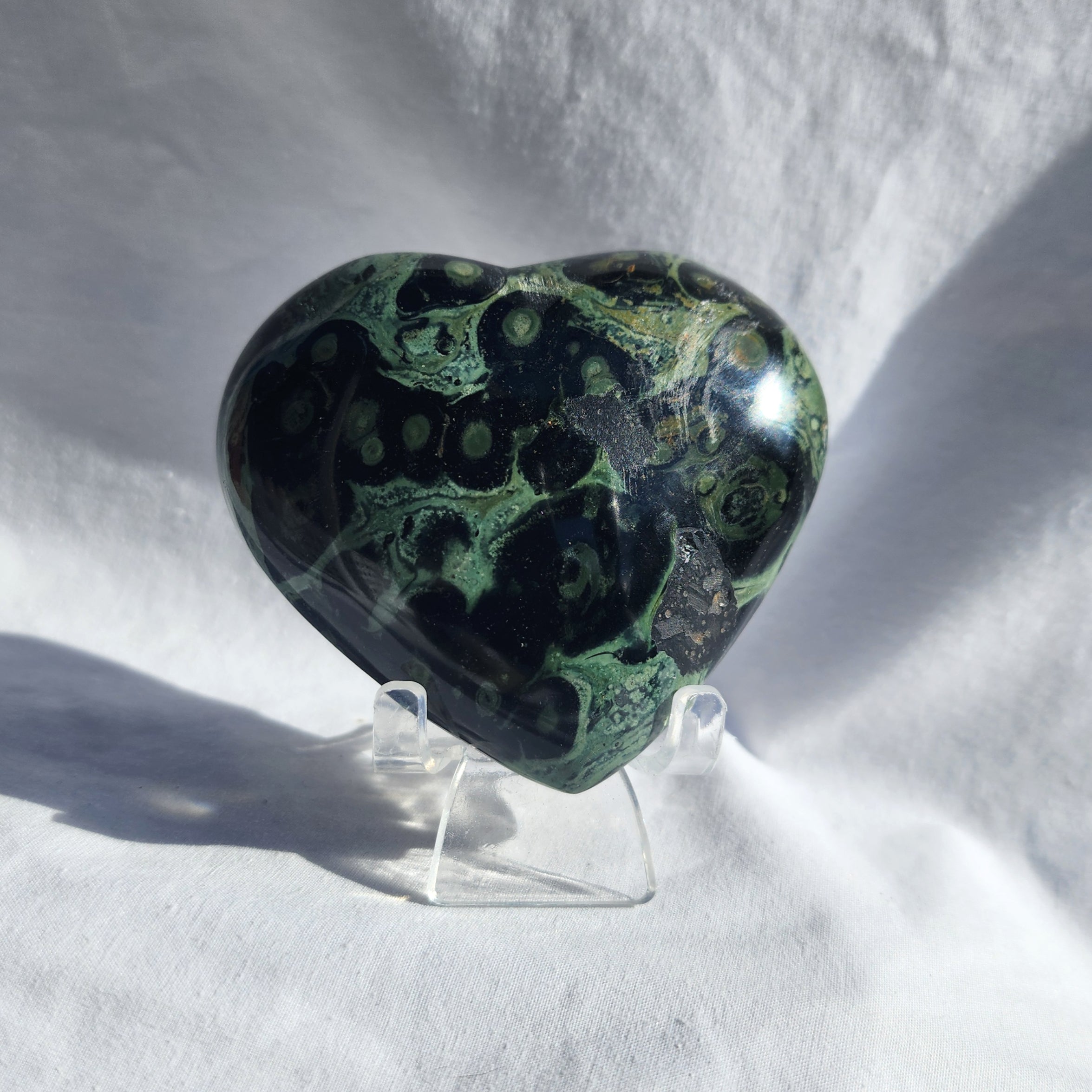 Kambaba Jasper Heart