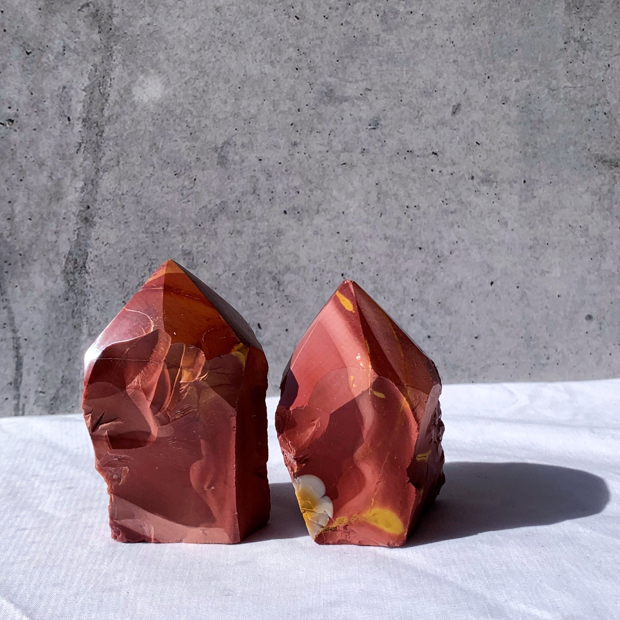 Mookaite Flat Base Polished Point