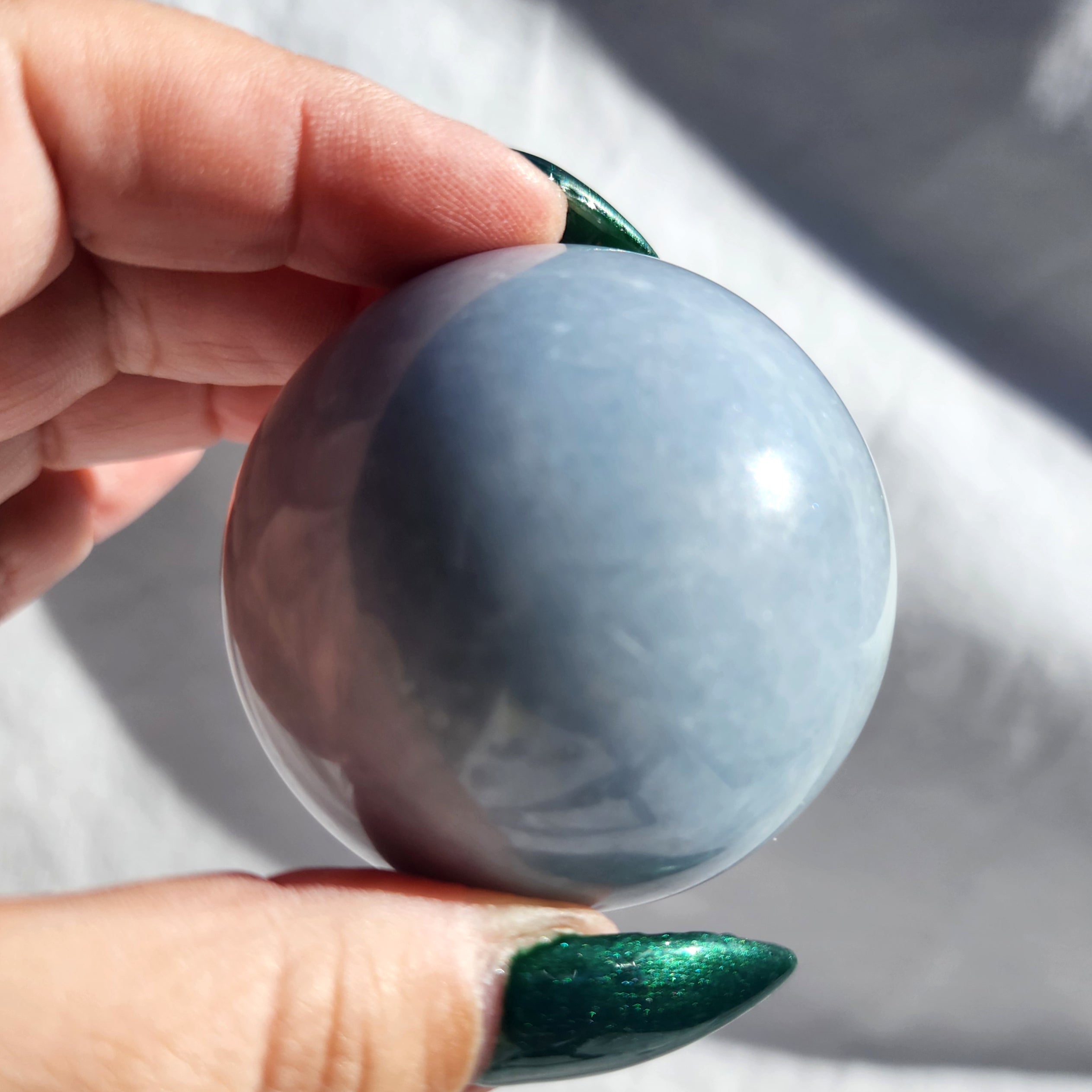 Angelite Sphere