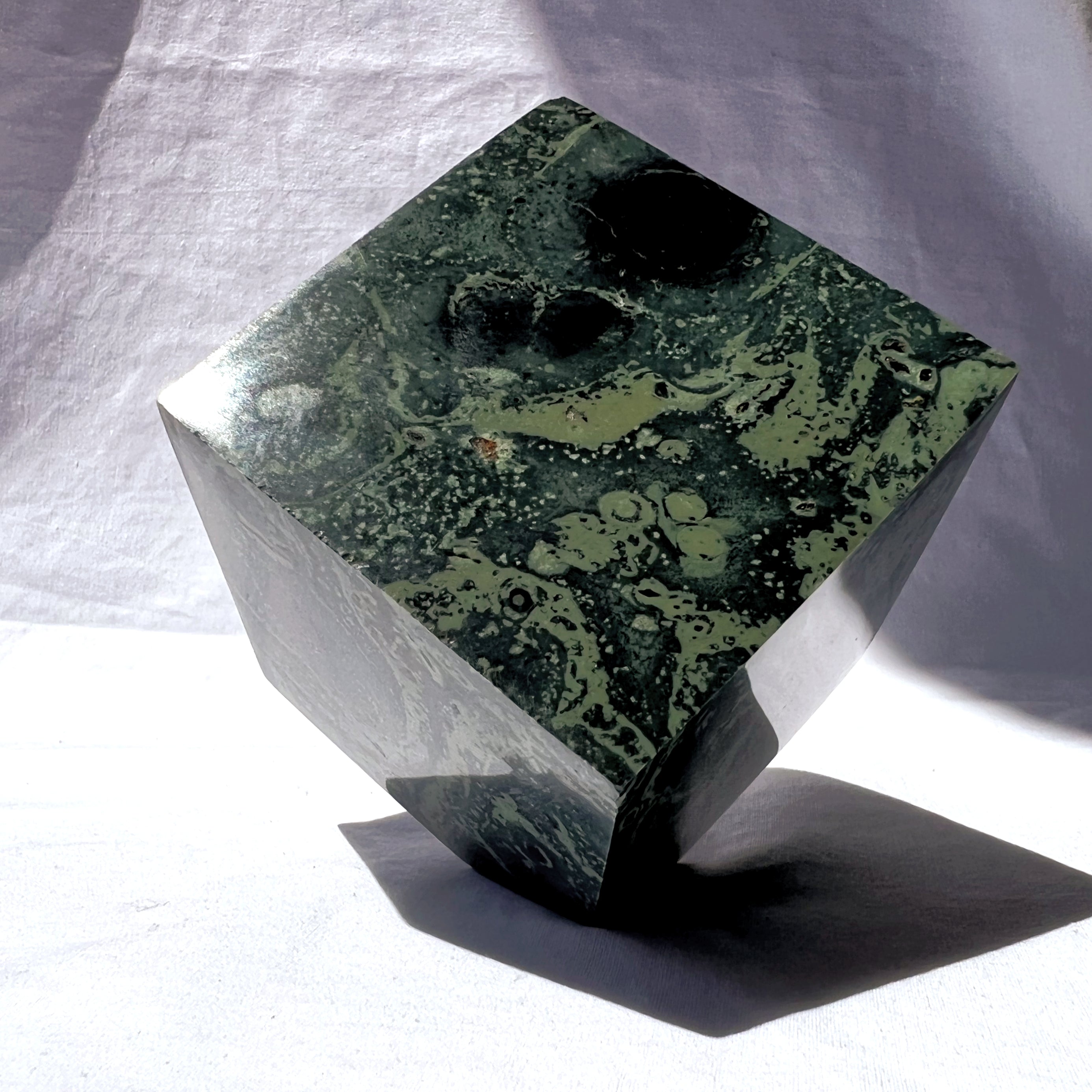 Kambaba Jasper Cube