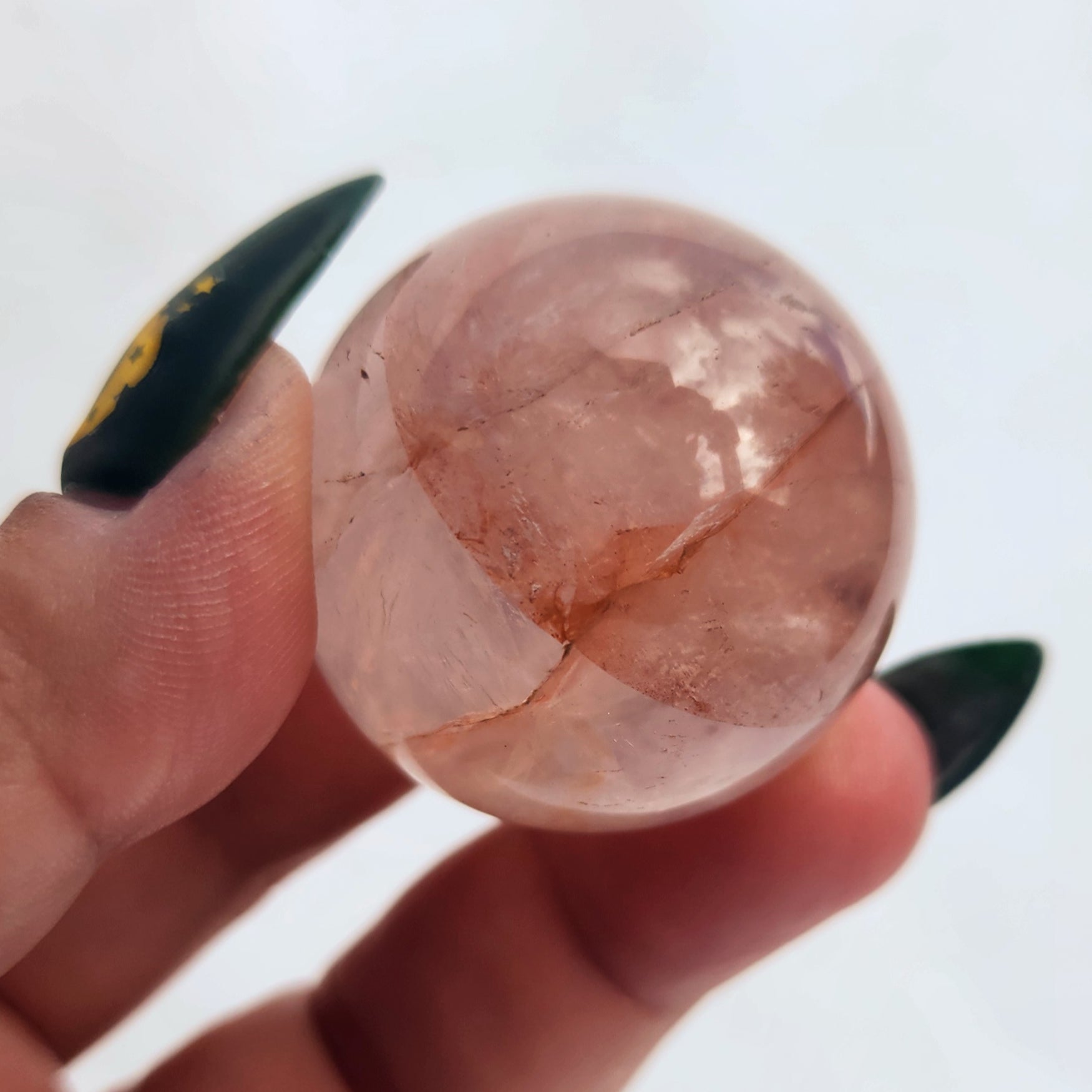 Fire Quartz Sphere