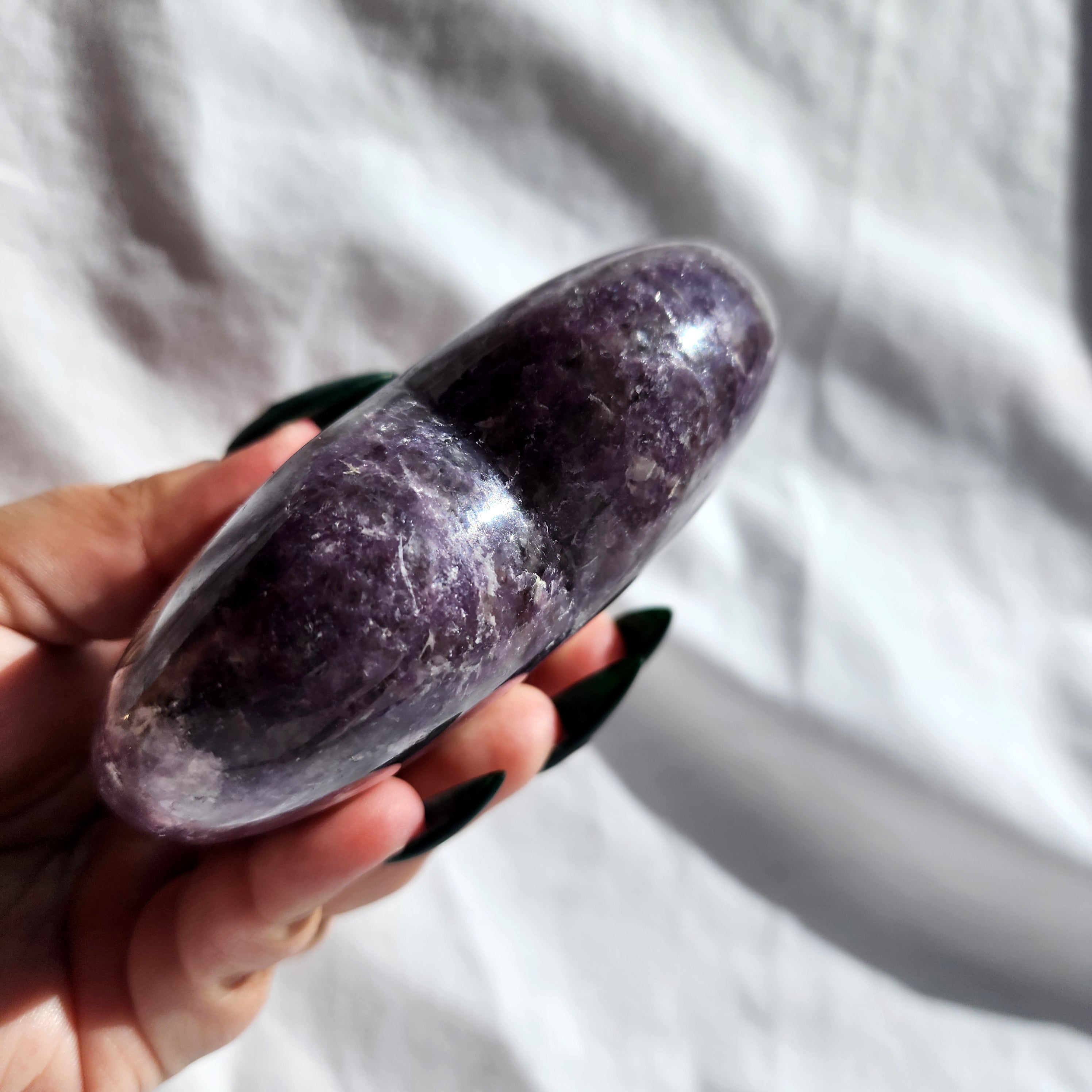 Lepidolite Heart