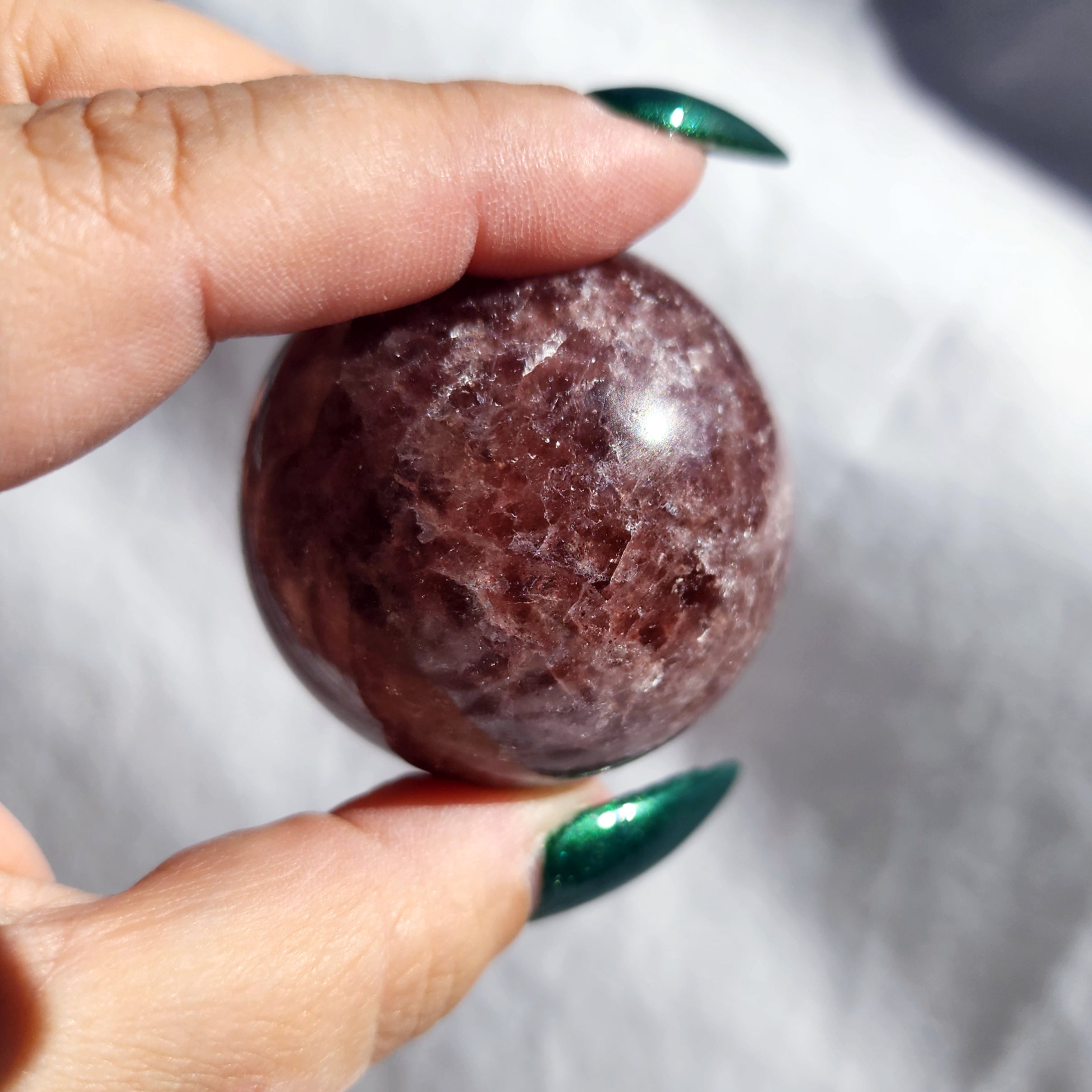 Strawberry Quartz Sphere