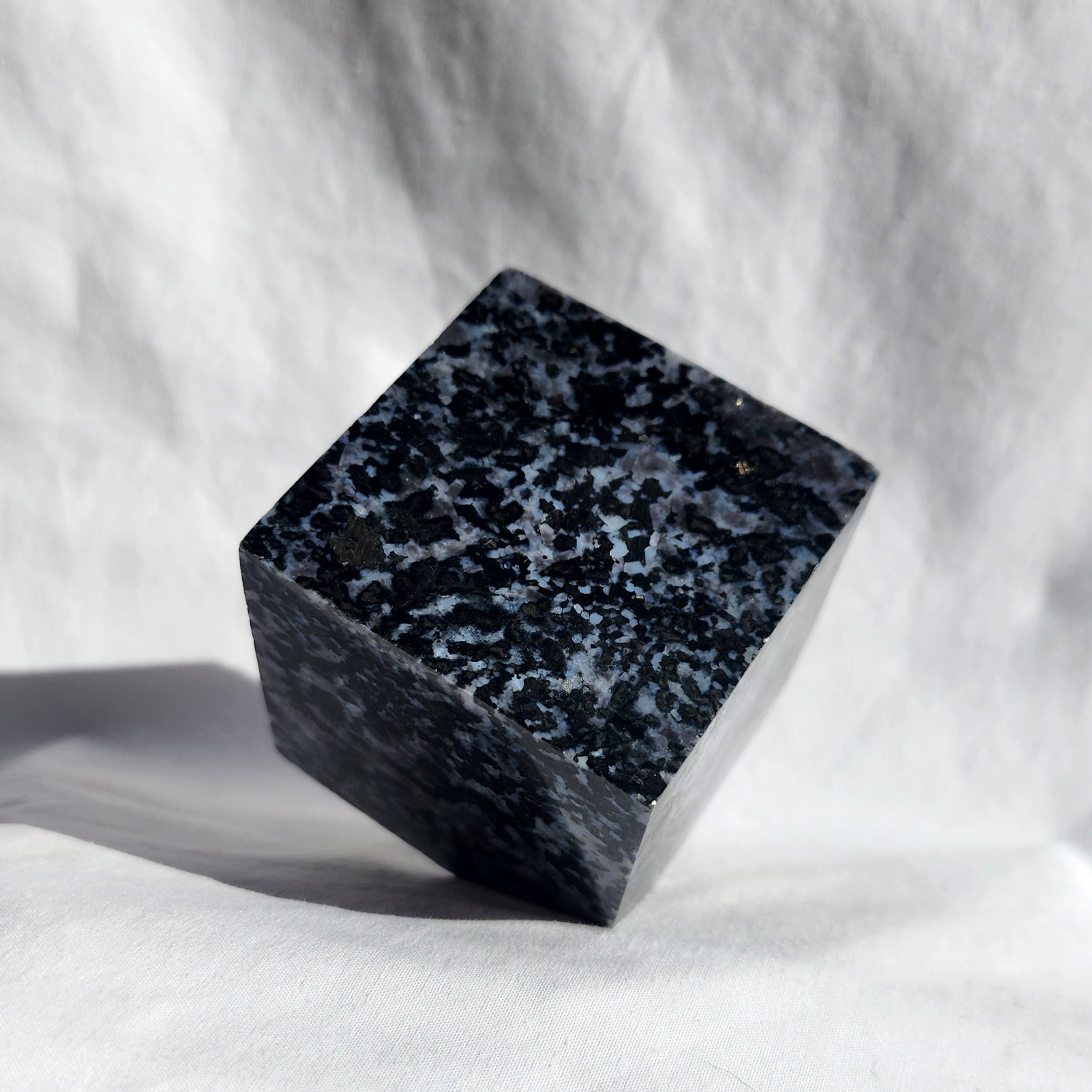 Indigo Gabbro (Mystic Merlinite) Cube