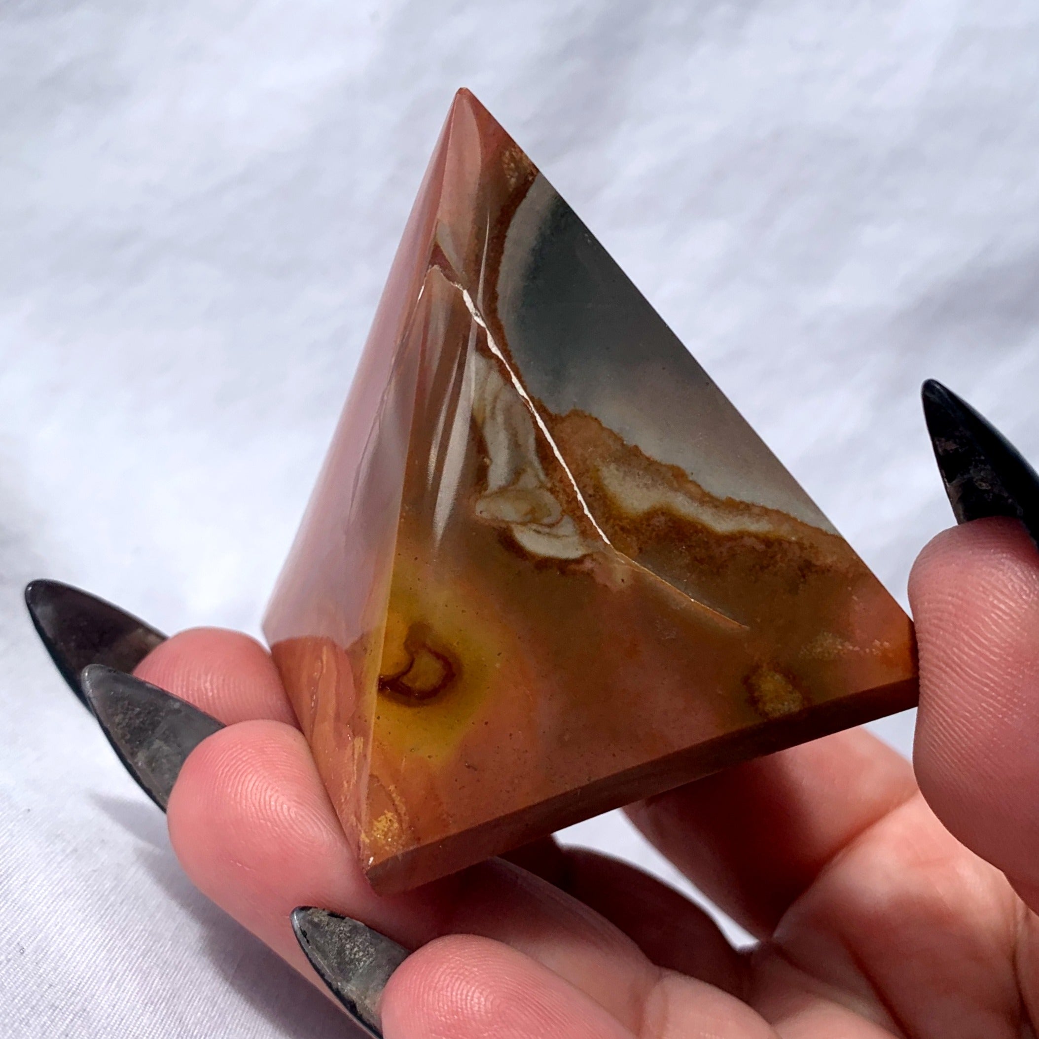 Polychrome Jasper Pyramid