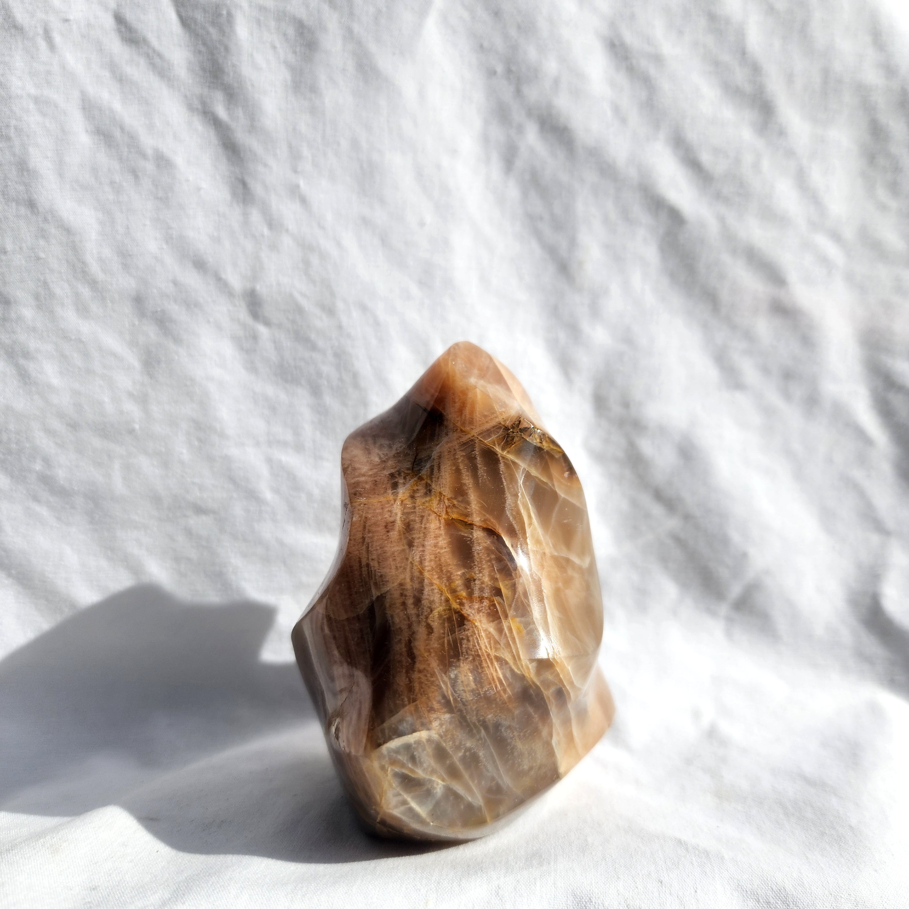 Peach Moonstone Flame