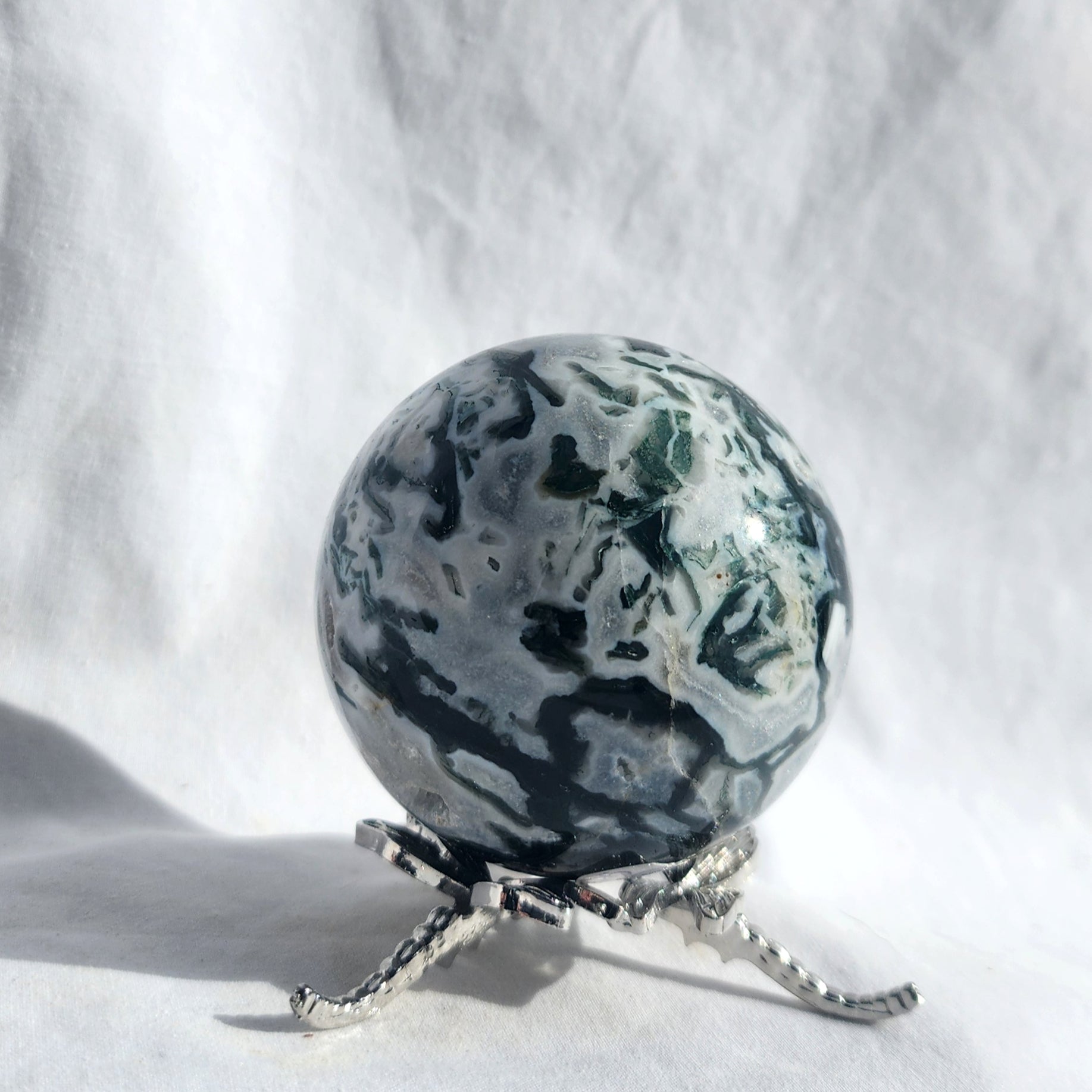 Tree Agate Sphere
