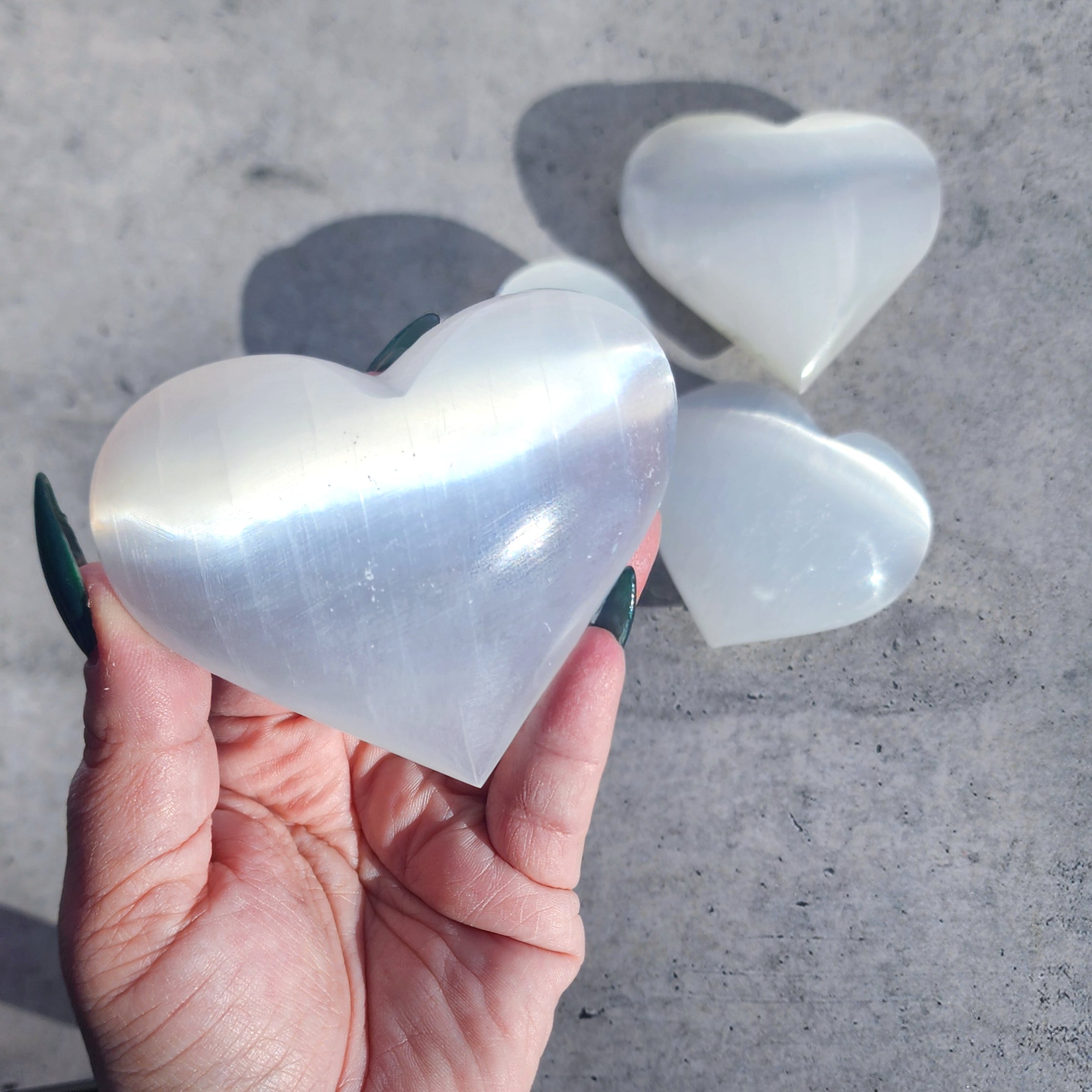 Selenite Heart | X-Large