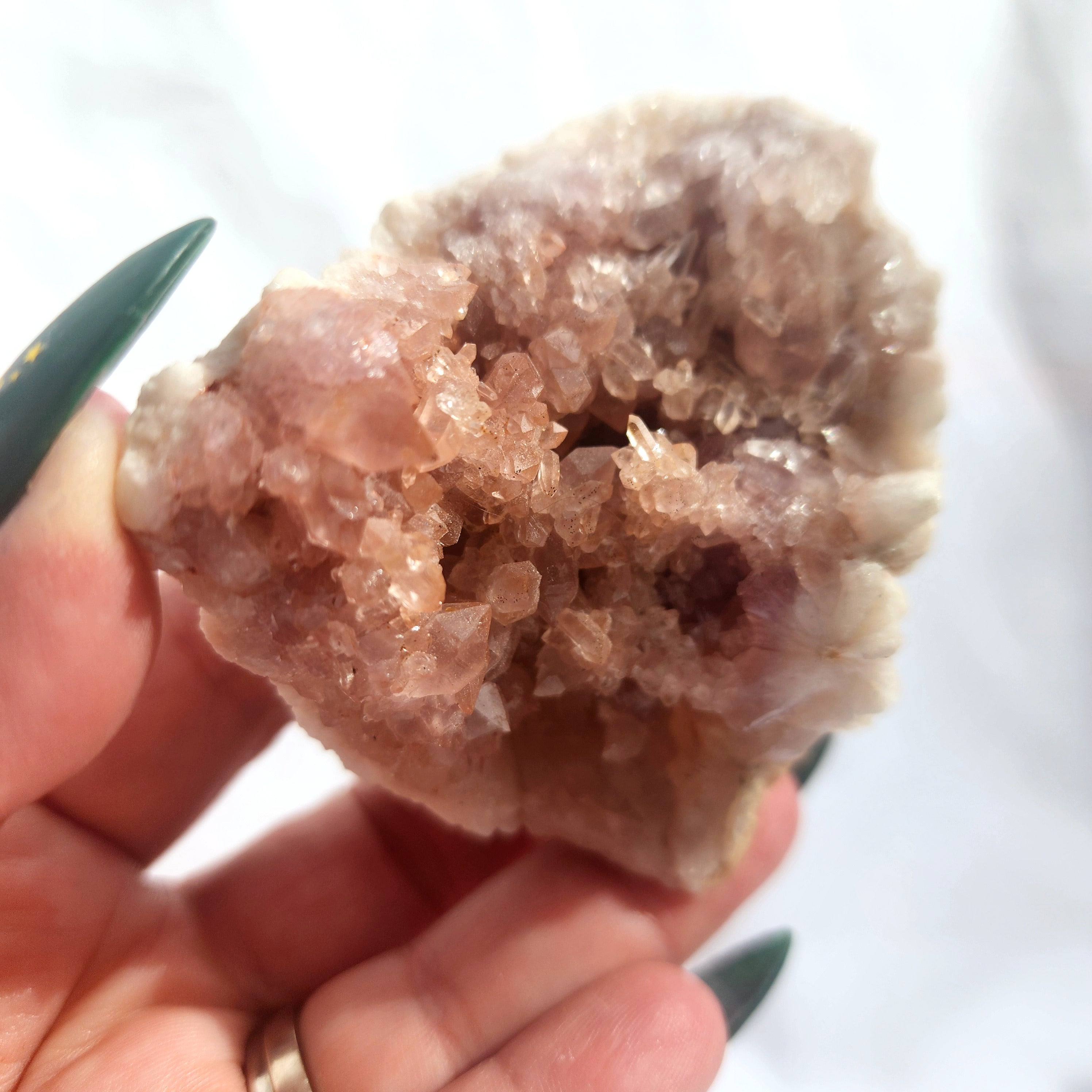 Pink Amethyst Cluster