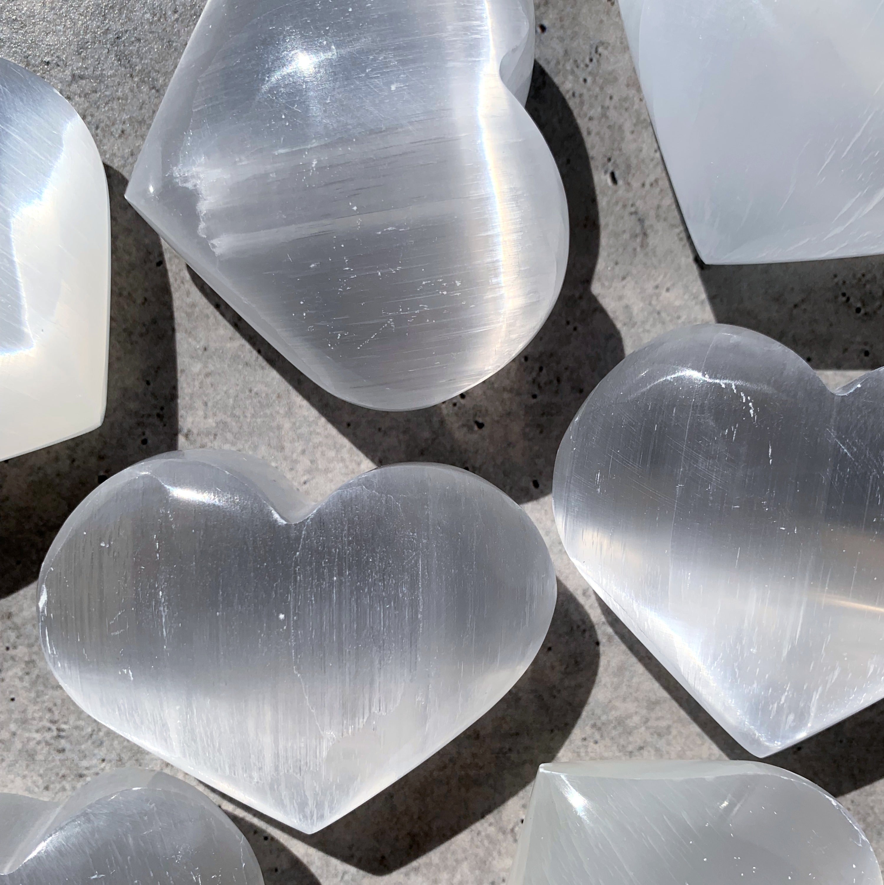 Selenite Heart | Large