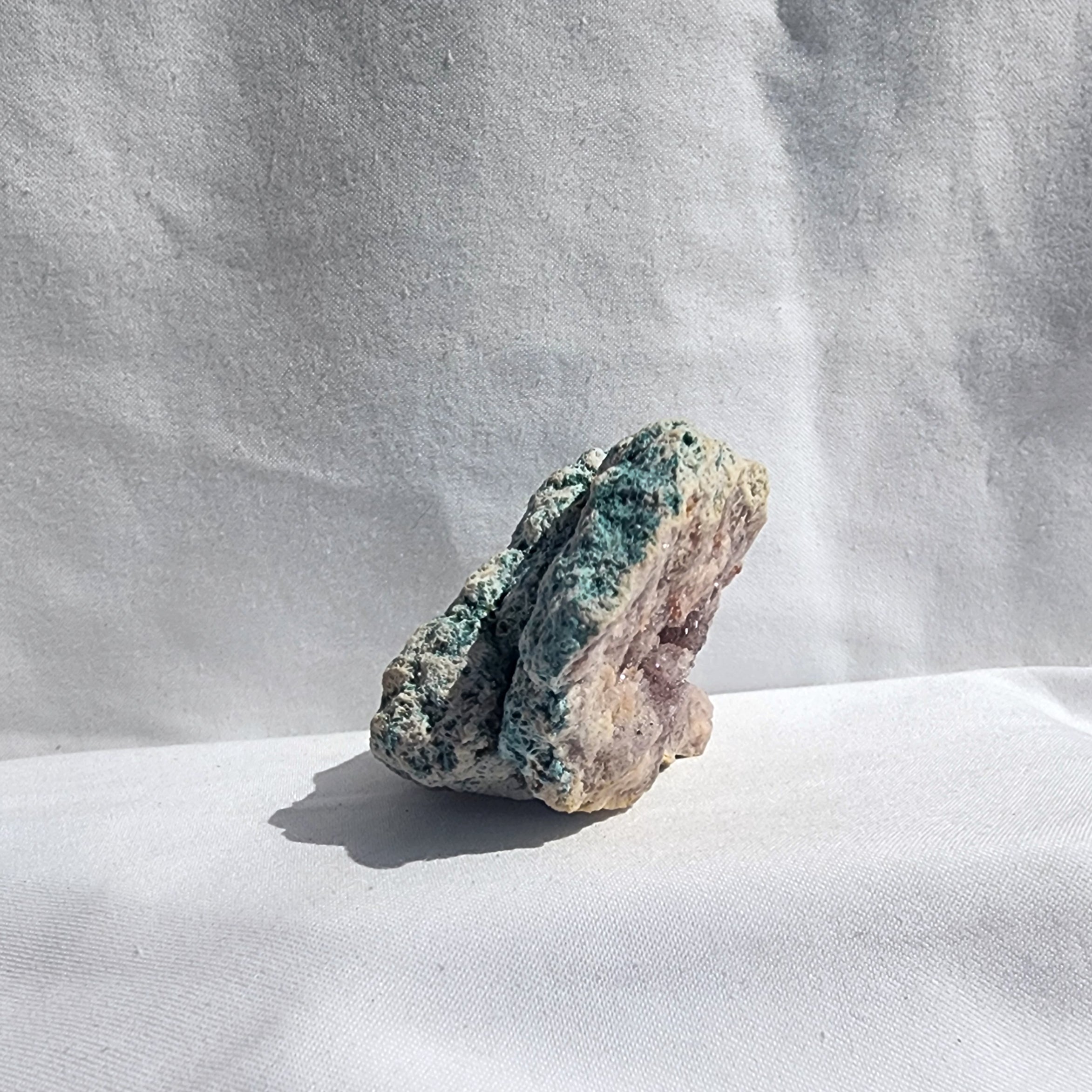 Pink Amethyst Raw Druzy Cluster