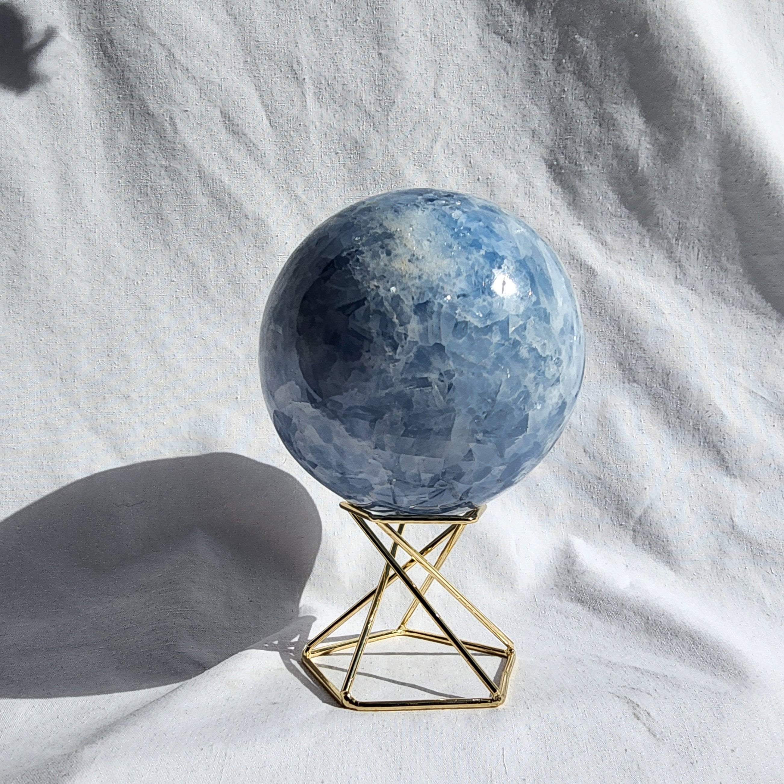 Blue Calcite Sphere