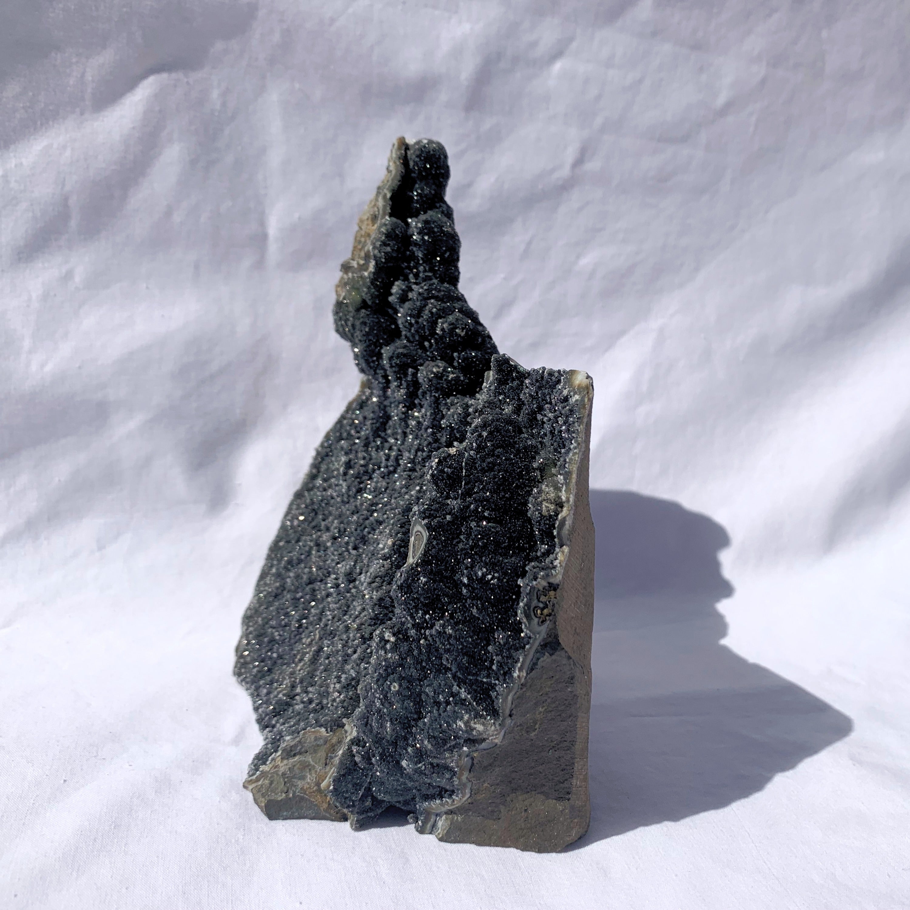 Black Amethyst Free Standing Cluster | Harry