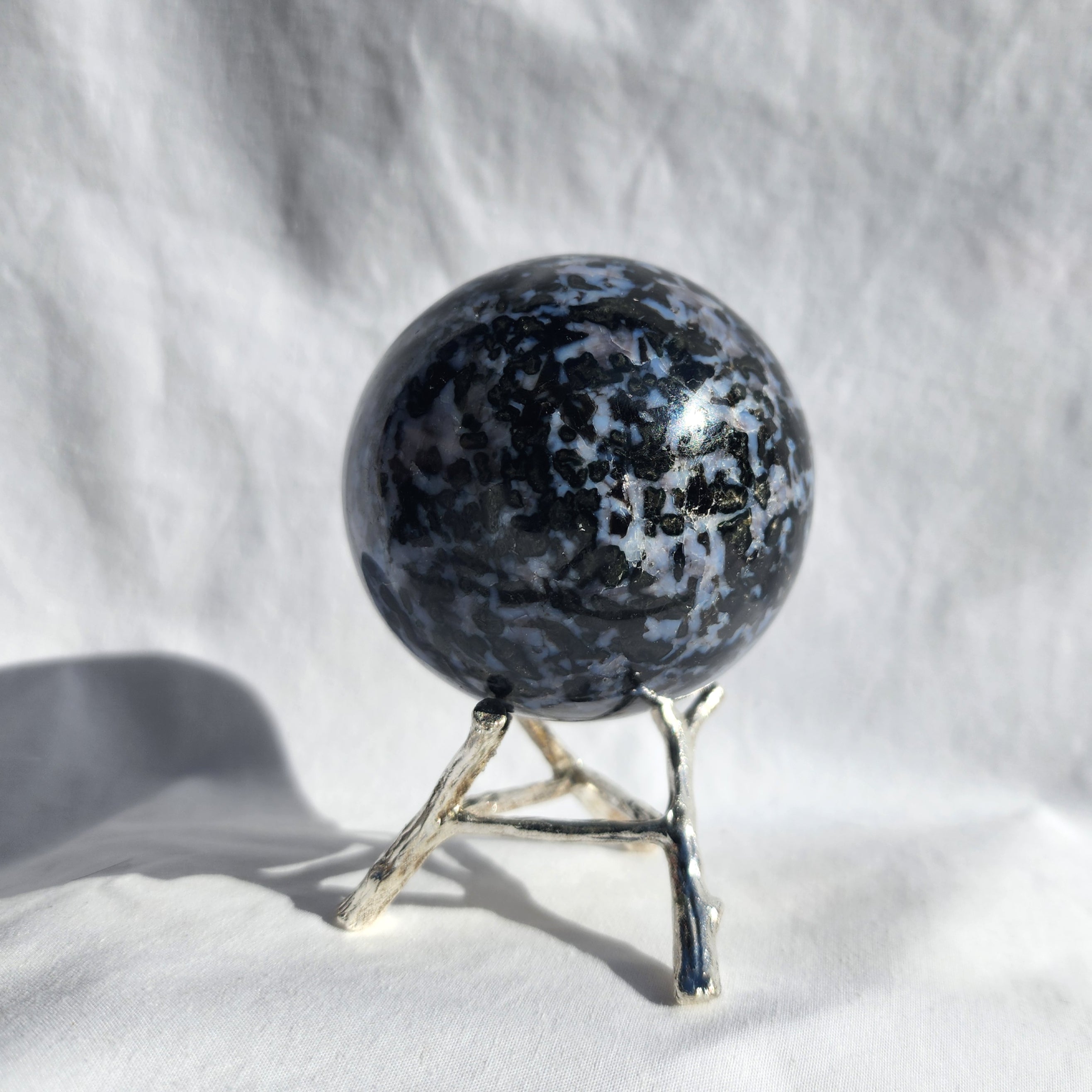 Indigo Gabbro (Mystic Merlinite) Sphere