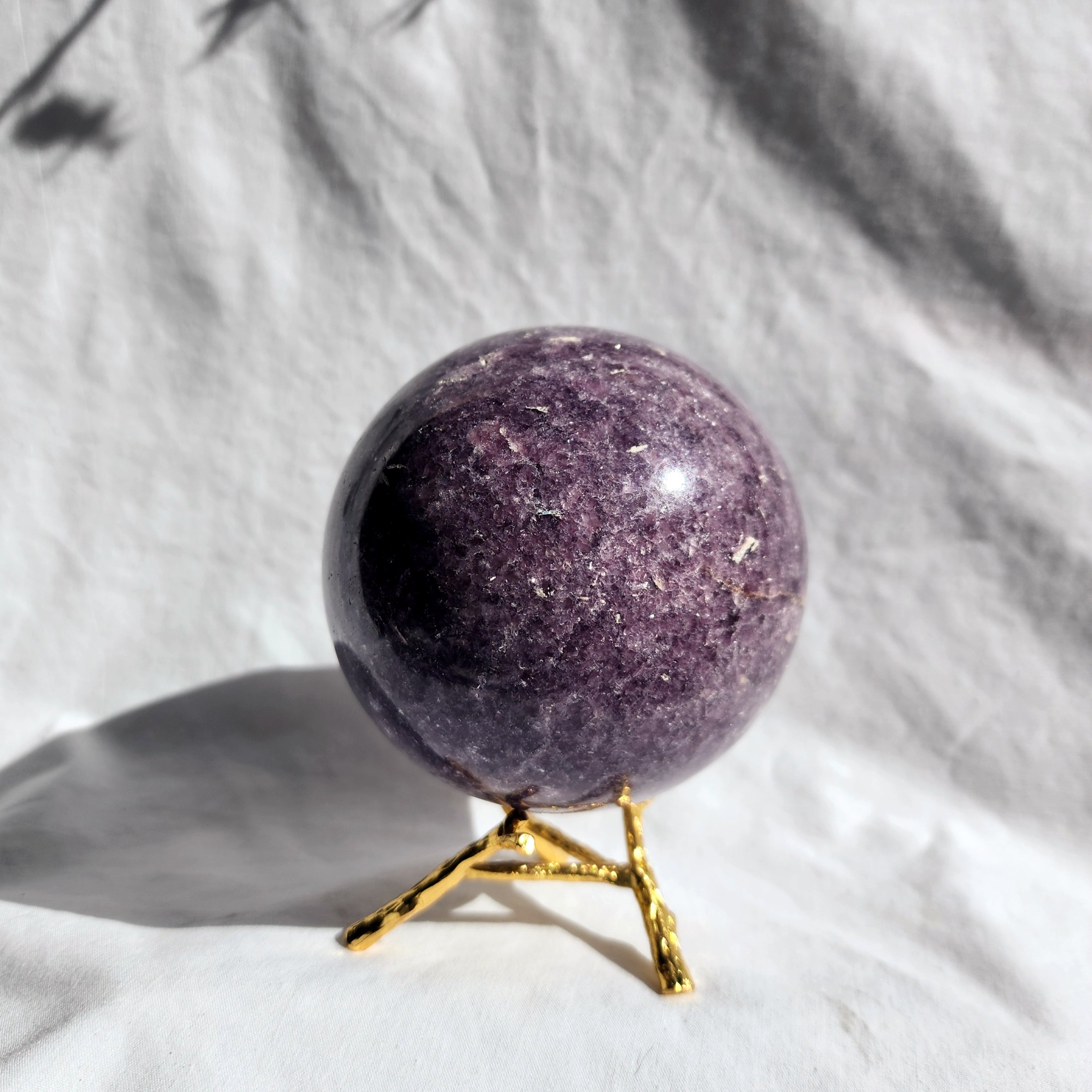 Lepidolite Sphere