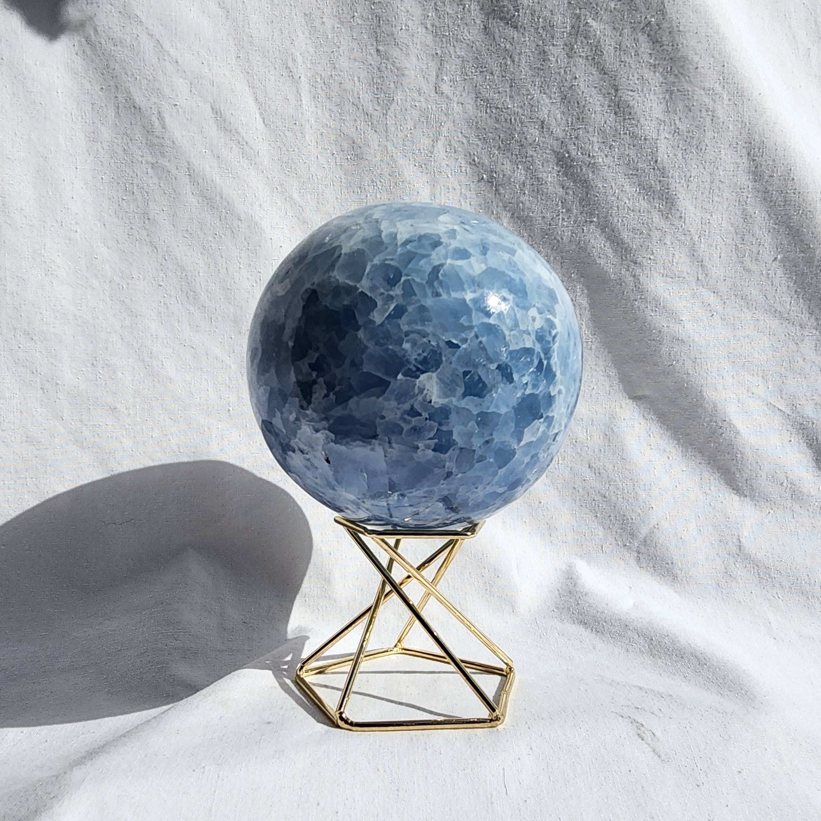 Blue Calcite Sphere